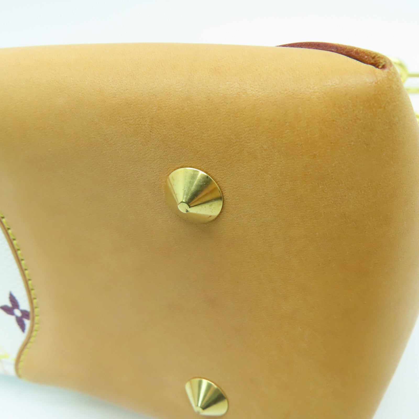 LOUIS VUITTON Monogram Multicolore Judy MM金扣手挽肩背兩用袋白色/彩色