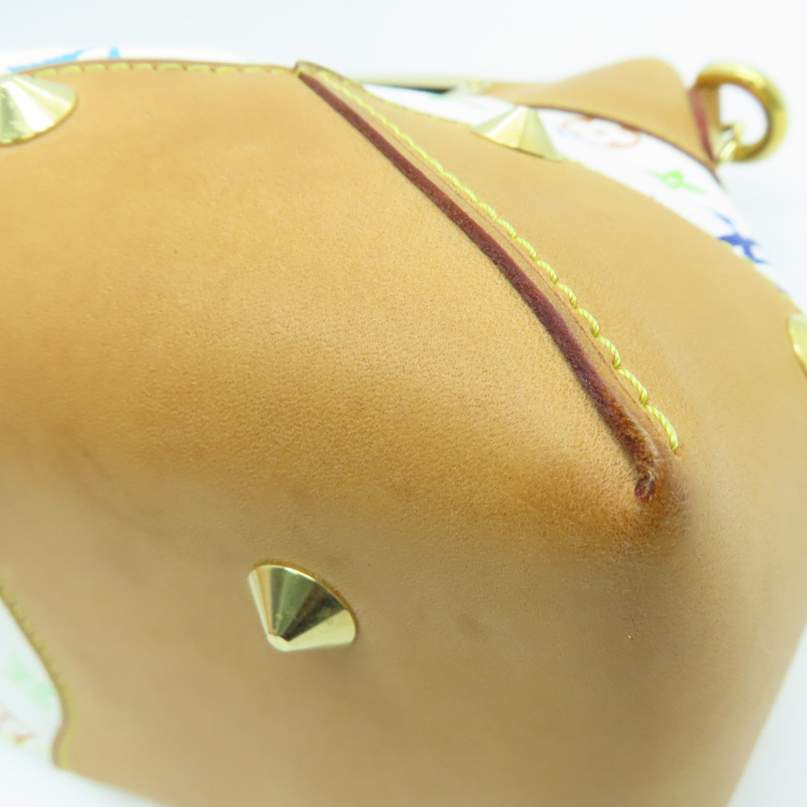 LOUIS VUITTON Monogram Multicolore Judy MM金扣手挽肩背兩用袋白色/彩色