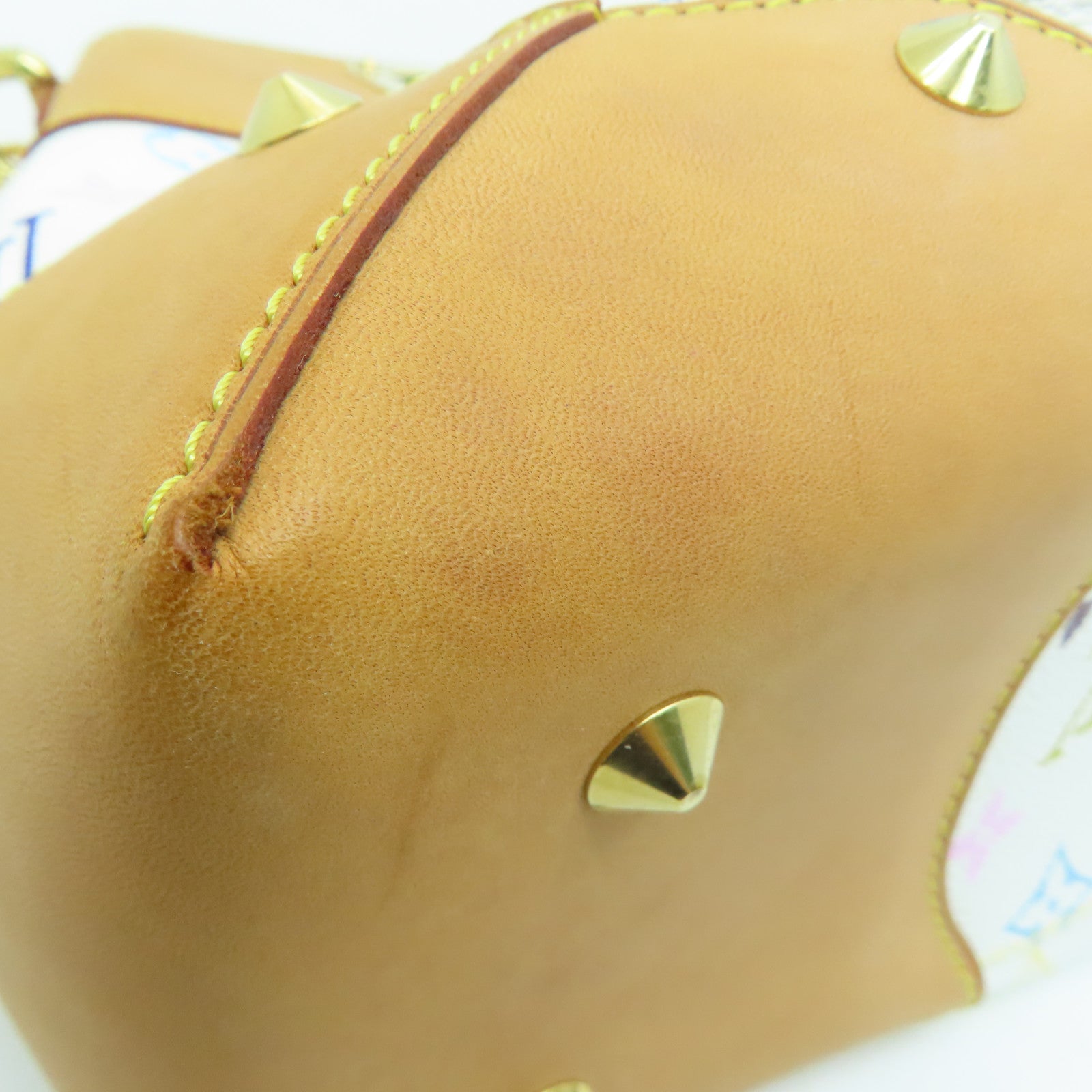LOUIS VUITTON Monogram Multicolore Judy MM金扣手挽肩背兩用袋白色/彩色