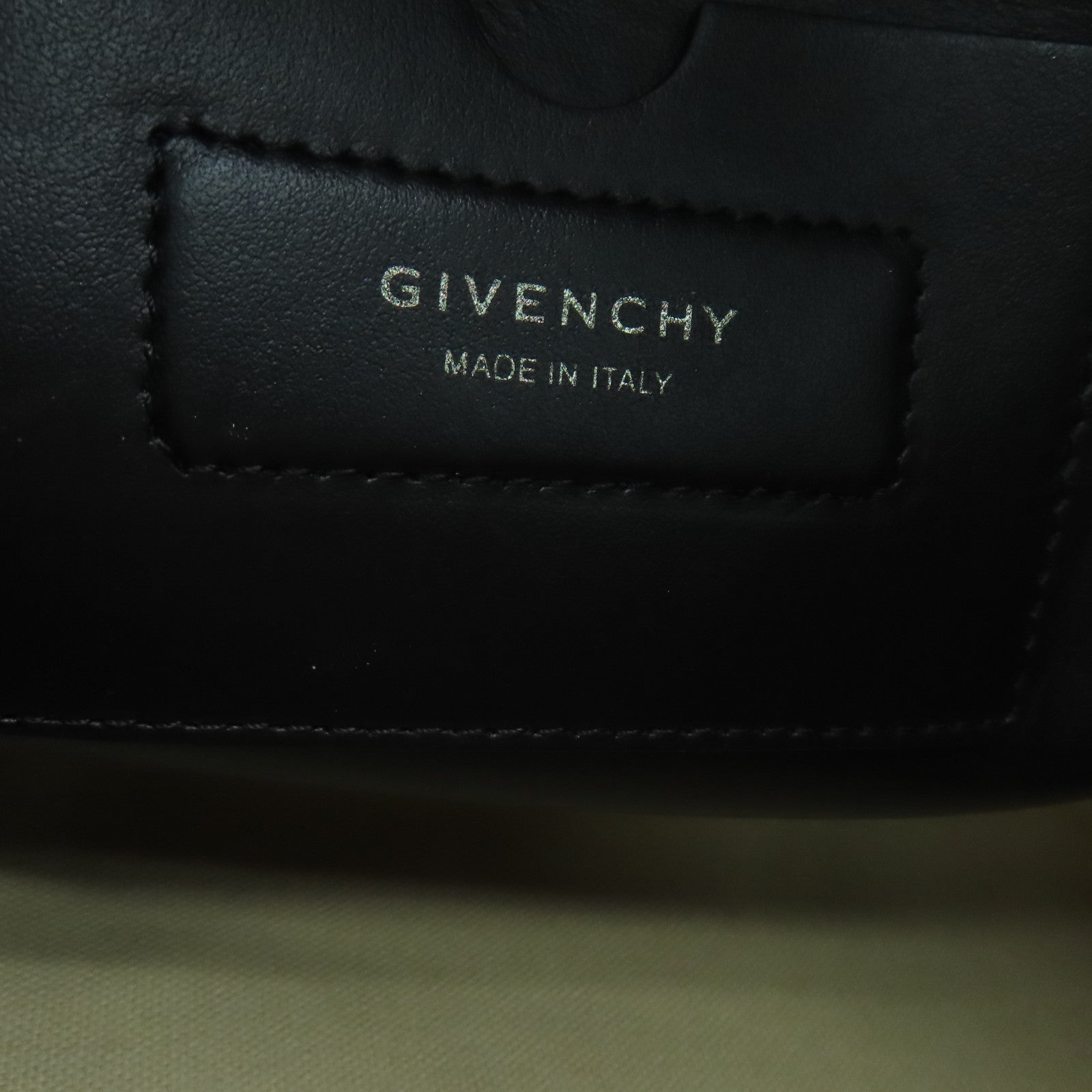 GIVENCHY Canvas/Leather Large Soft Antigona Tote Silver Buckle Handle Shoulder Bag Black/Multicolor