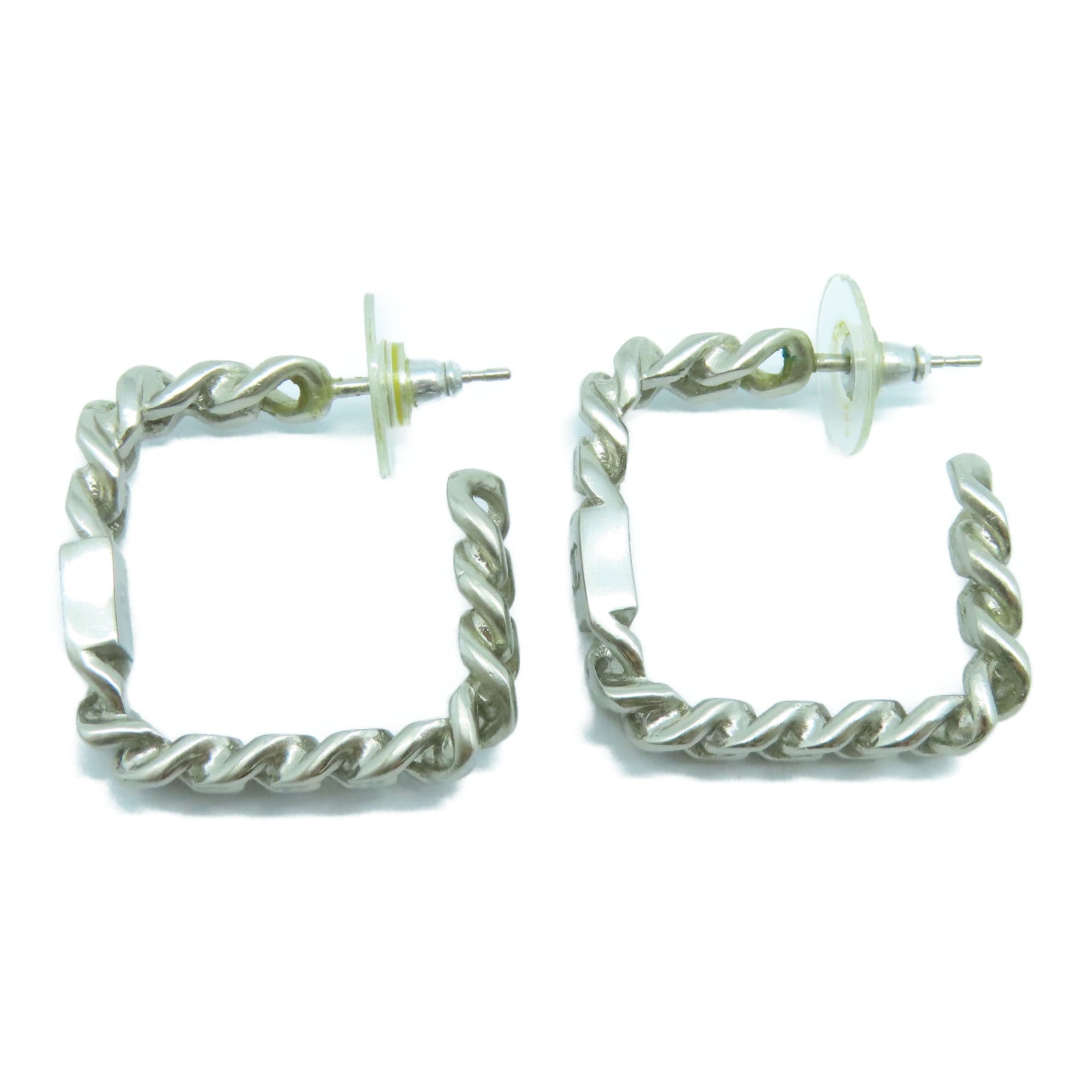 CHANEL 金屬Earrings耳環銀色