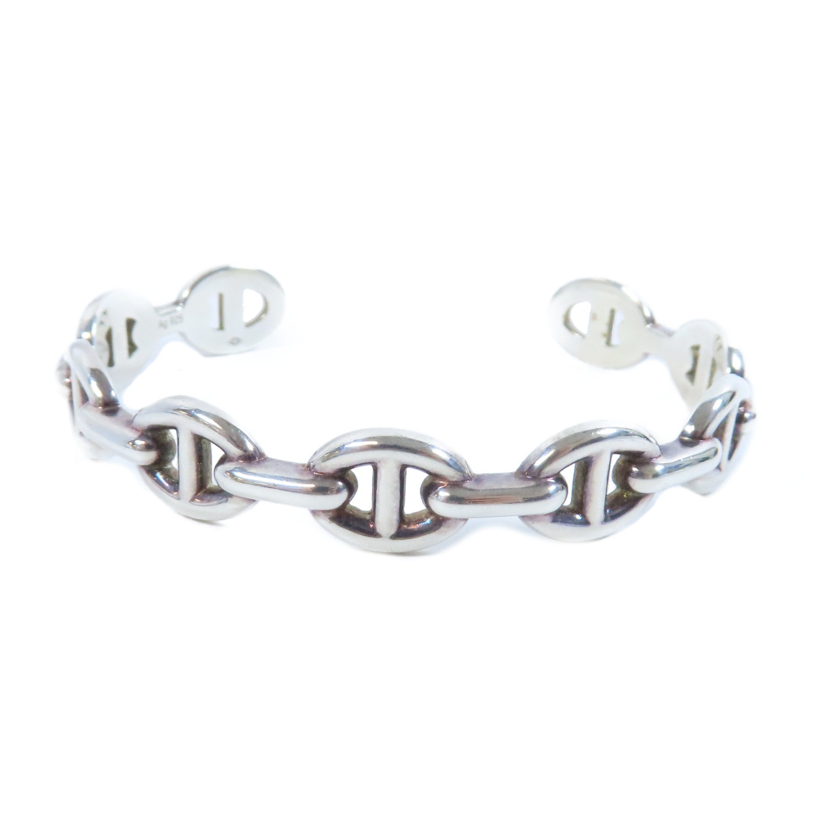 HERMES 925純銀Chaine d'ancre Enchainee手鐲