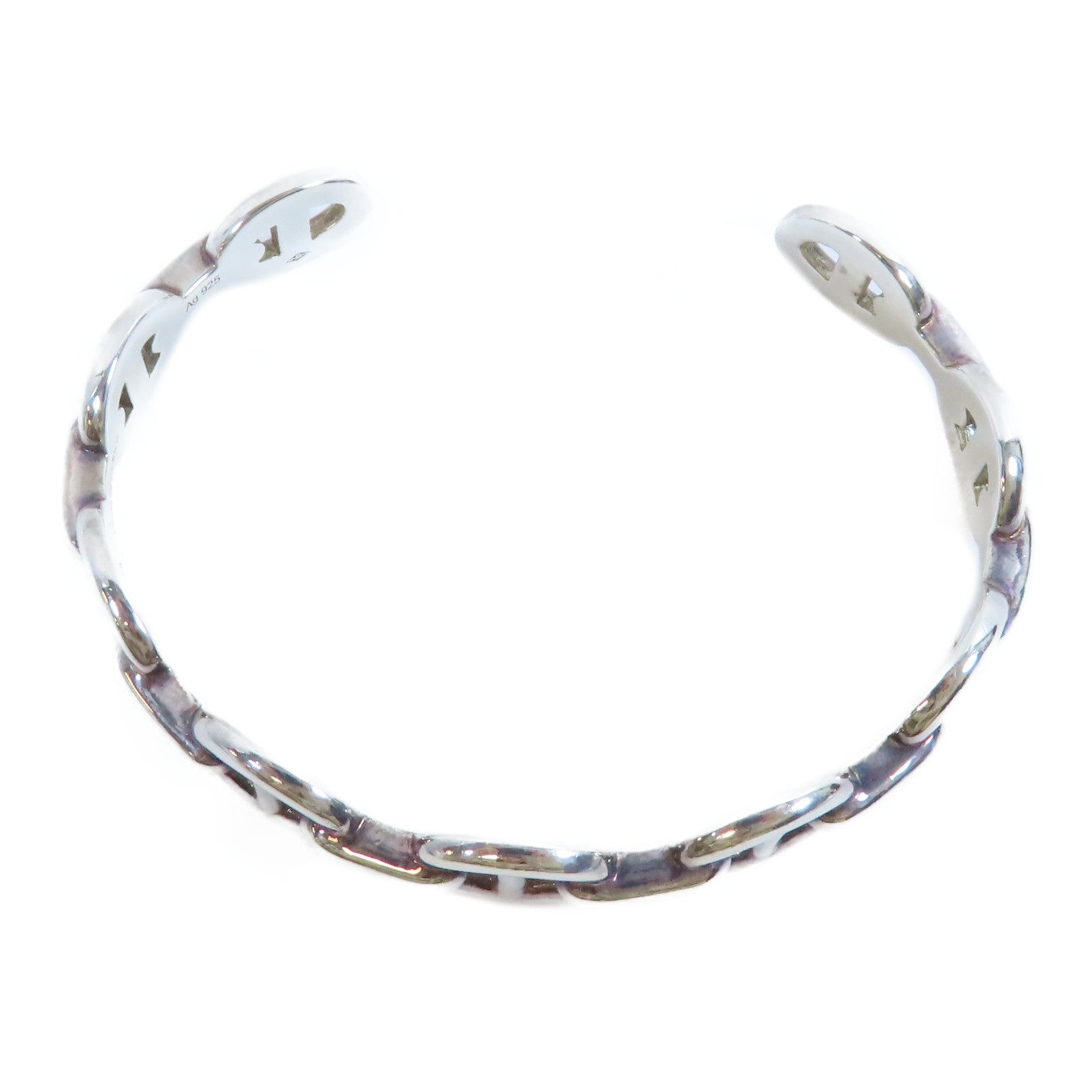 HERMES 925純銀Chaine d'ancre Enchainee手鐲