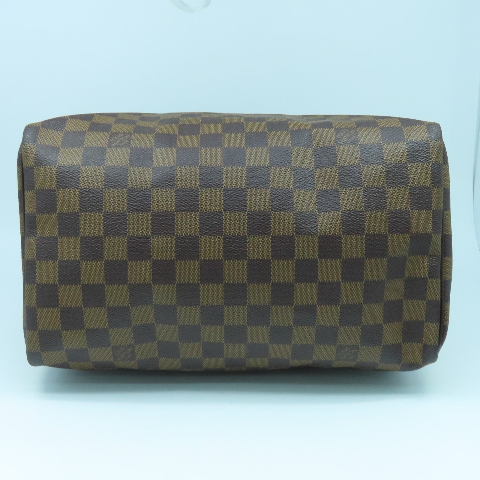LOUIS VUITTON Damier Speedy 30金扣手挽袋啡色