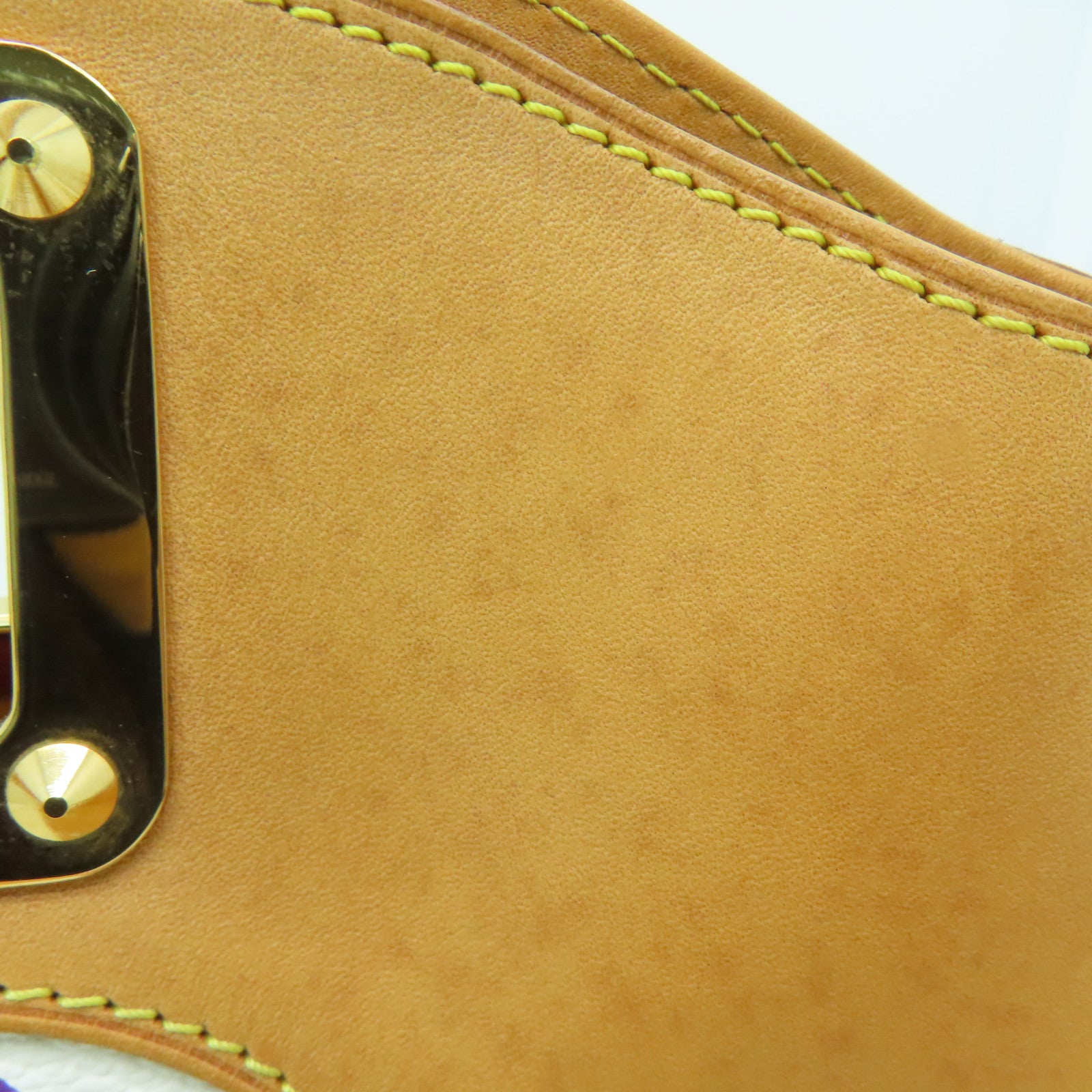 LOUIS VUITTON Monogram Multicolore Judy MM金扣手挽肩背兩用袋白色/彩色