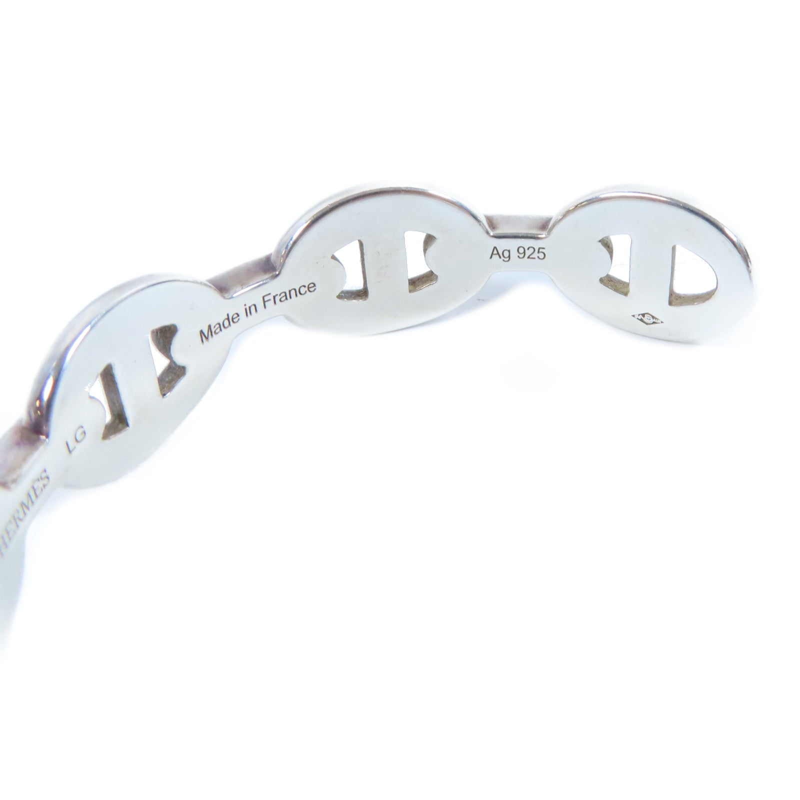 HERMES 925純銀Chaine d'ancre Enchainee手鐲