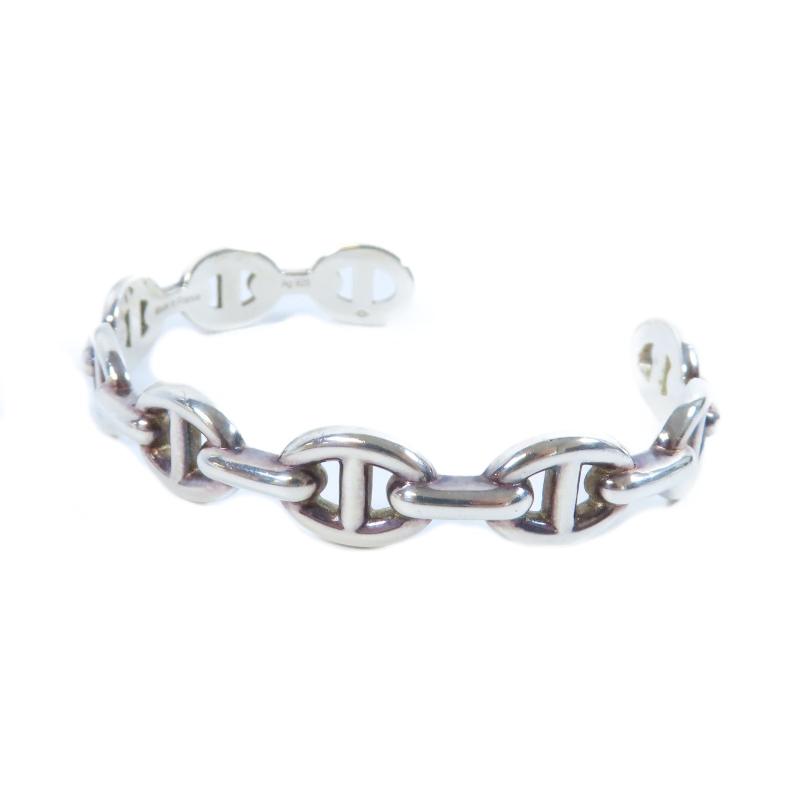 HERMES 925純銀Chaine d'ancre Enchainee手鐲