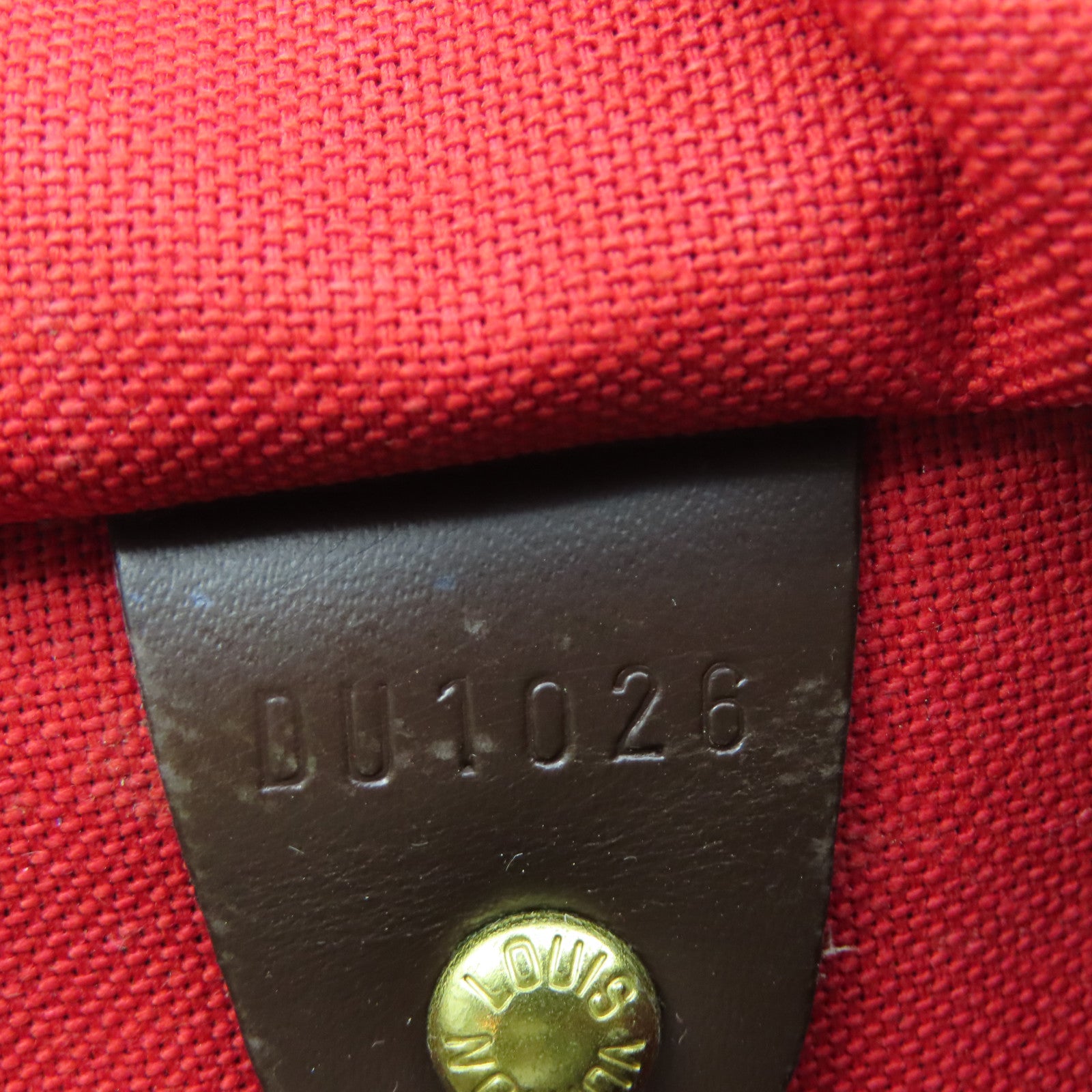LOUIS VUITTON Damier Speedy 30金扣手挽袋啡色