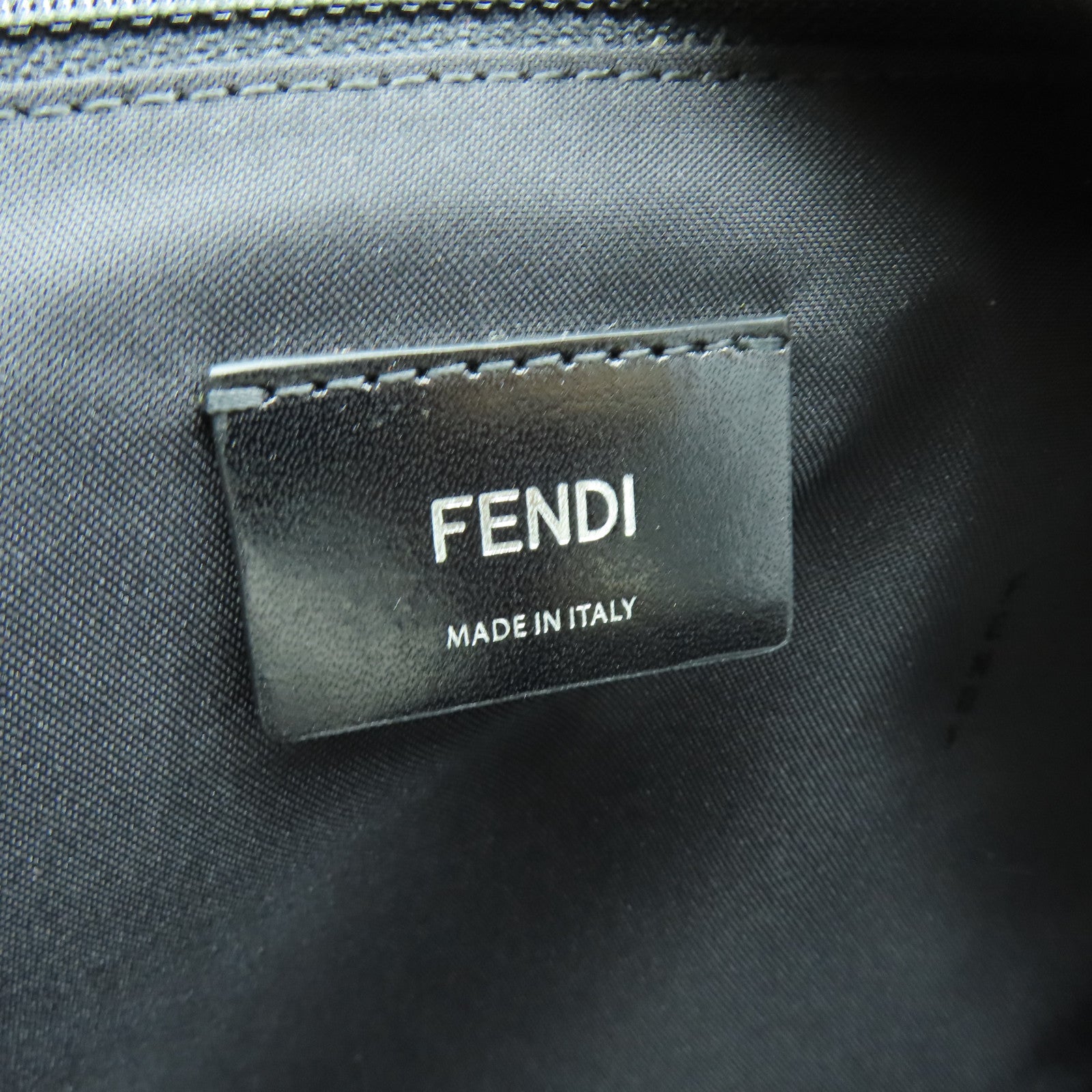FENDI 尼龍Rucksack銀扣背包藍色/彩色