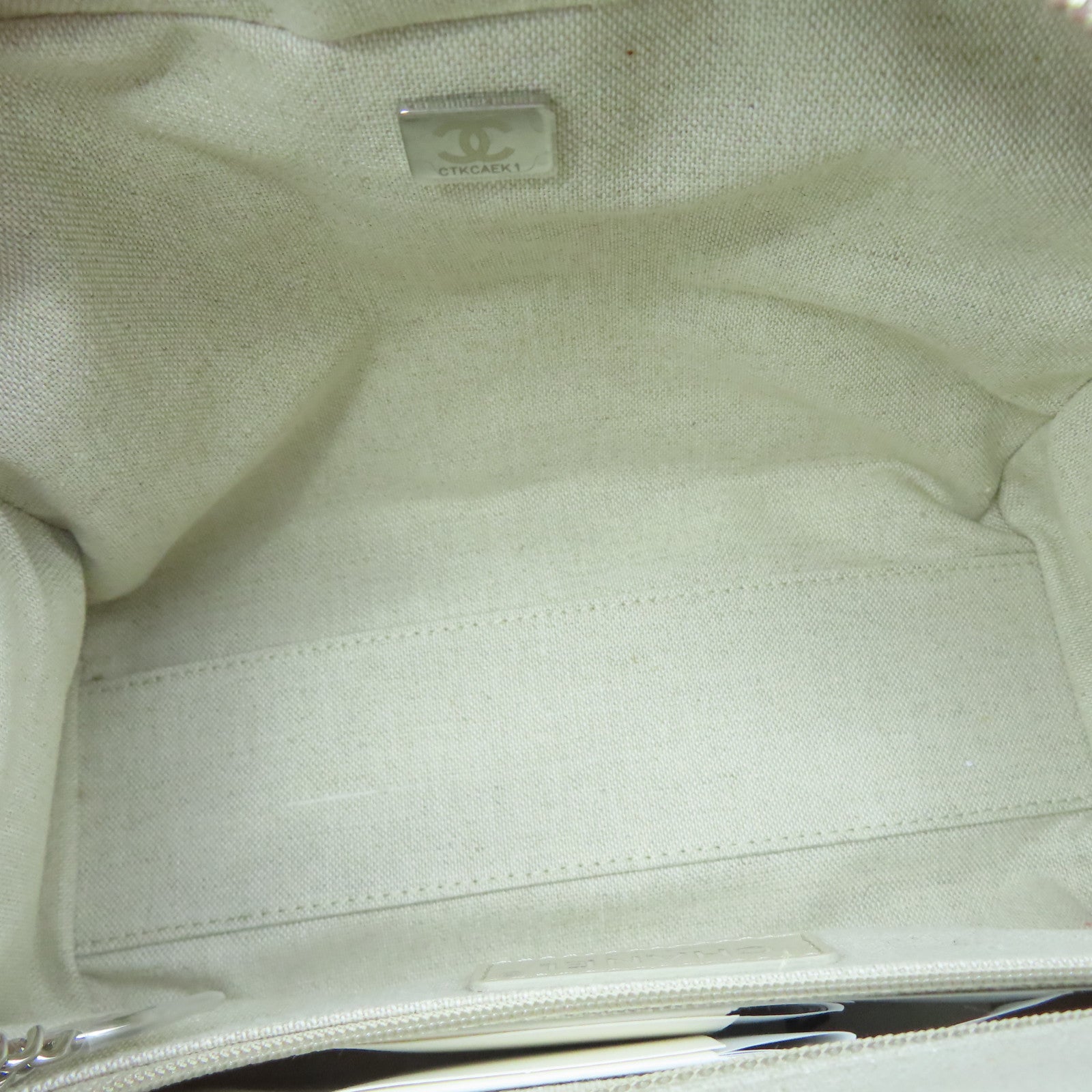 CHANEL canvas Boston Bag silver buckle handle bag pink