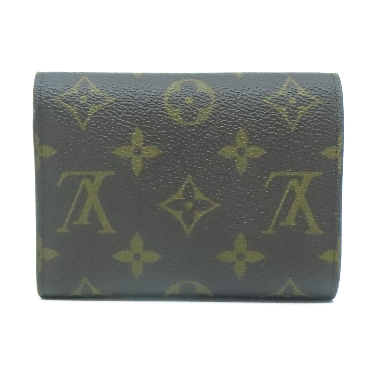 LOUIS VUITTON Monogram Victorine金扣錢包啡色