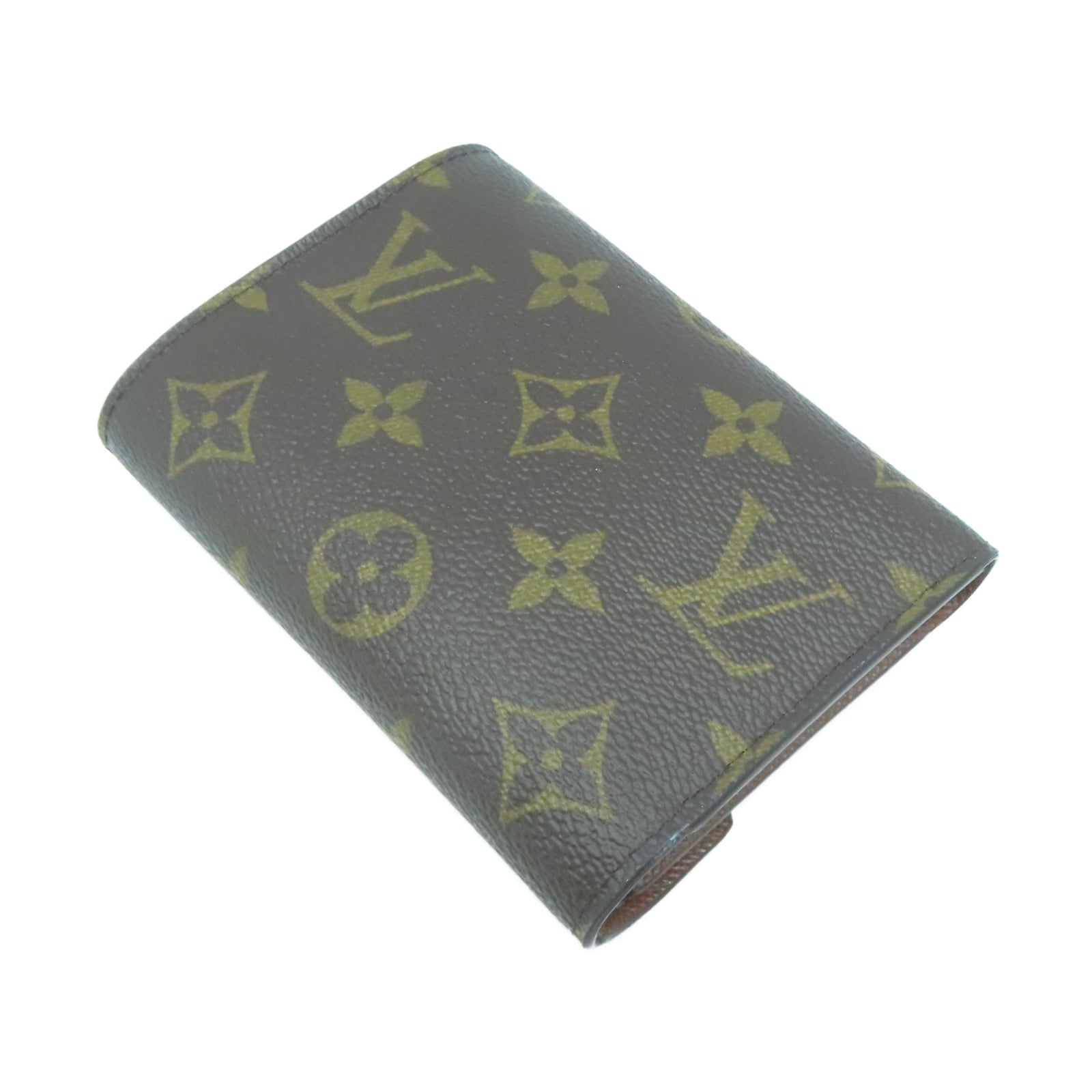 LOUIS VUITTON Monogram Victorine金扣錢包啡色