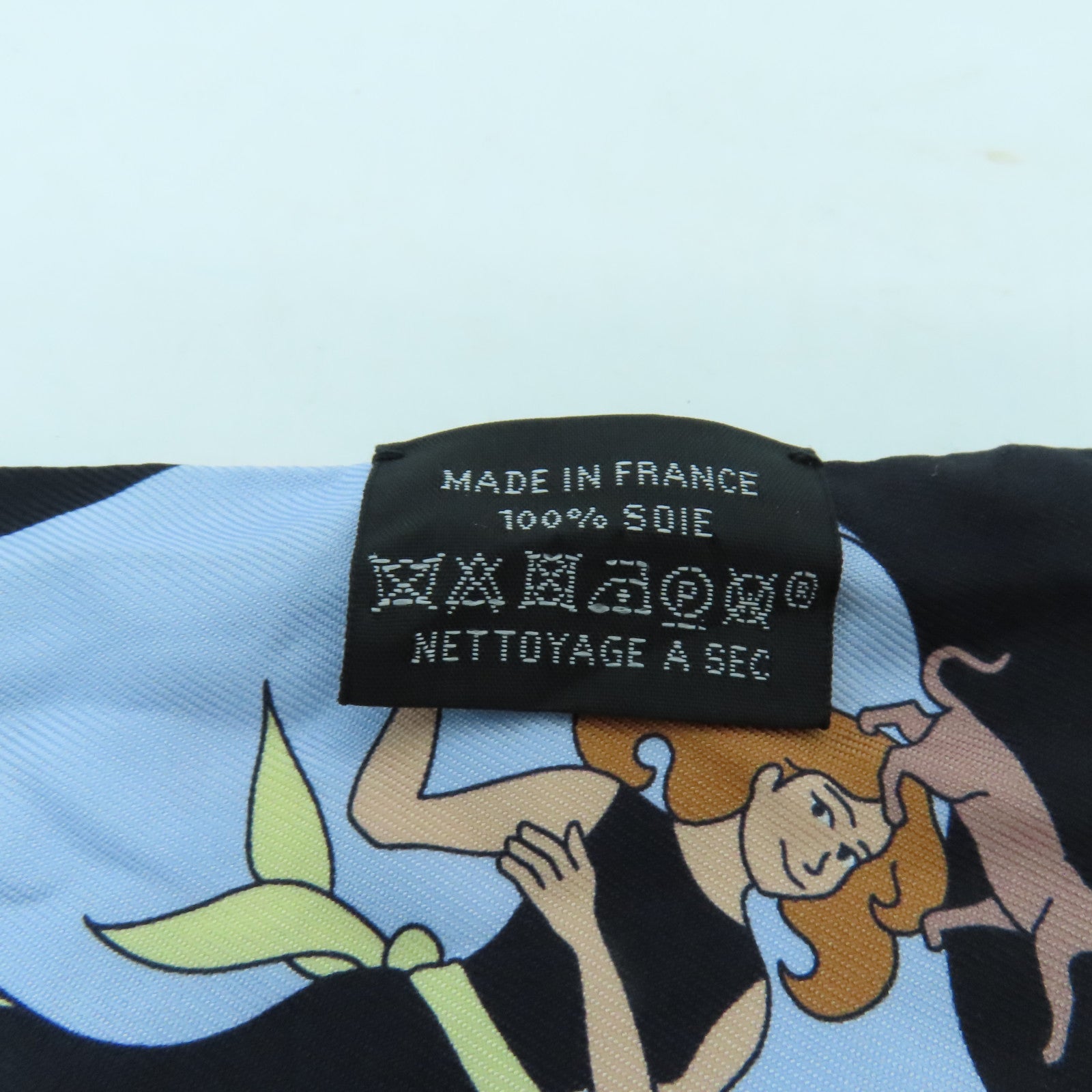 HERMES 絲質Twilly絲巾彩色