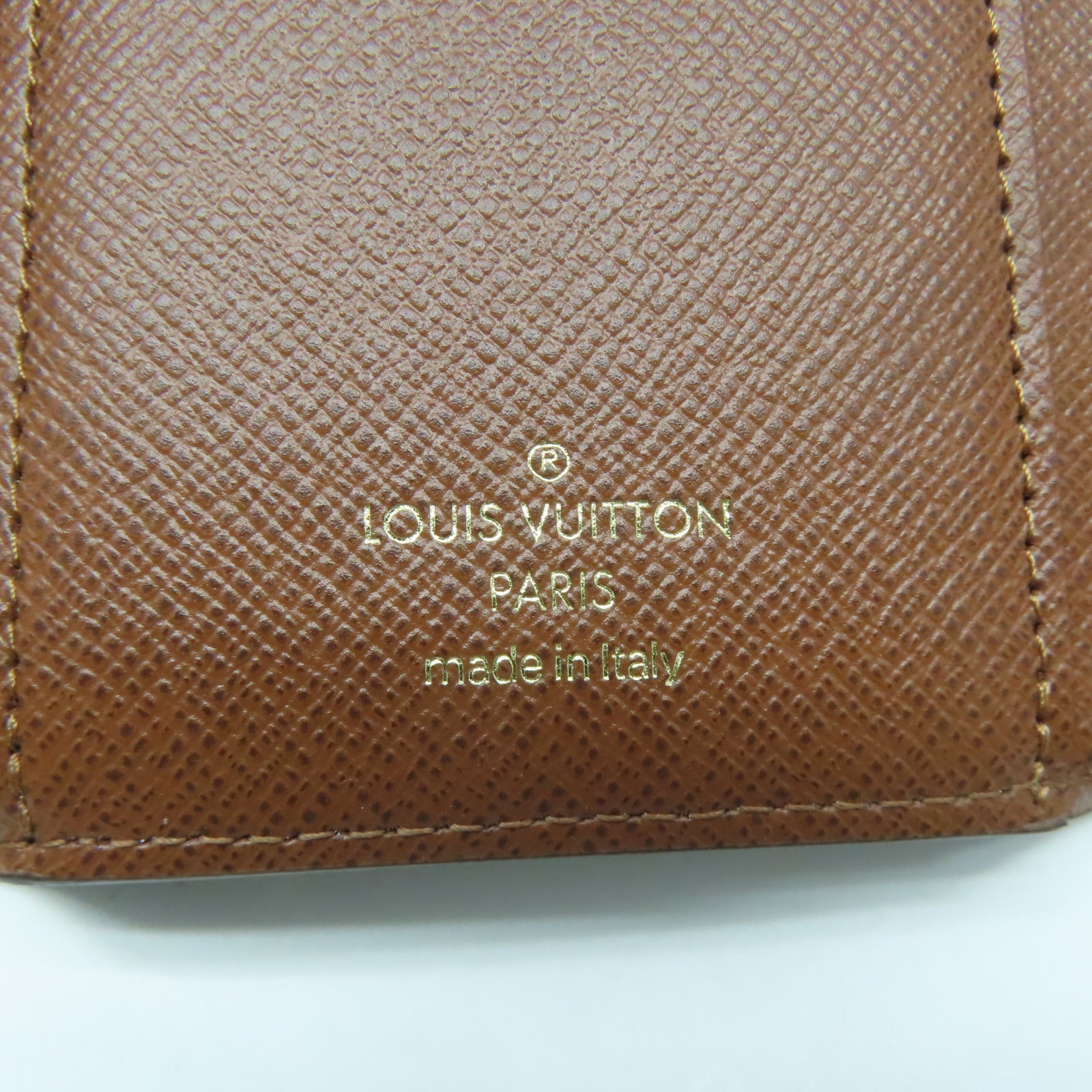 LOUIS VUITTON Monogram Victorine金扣錢包啡色