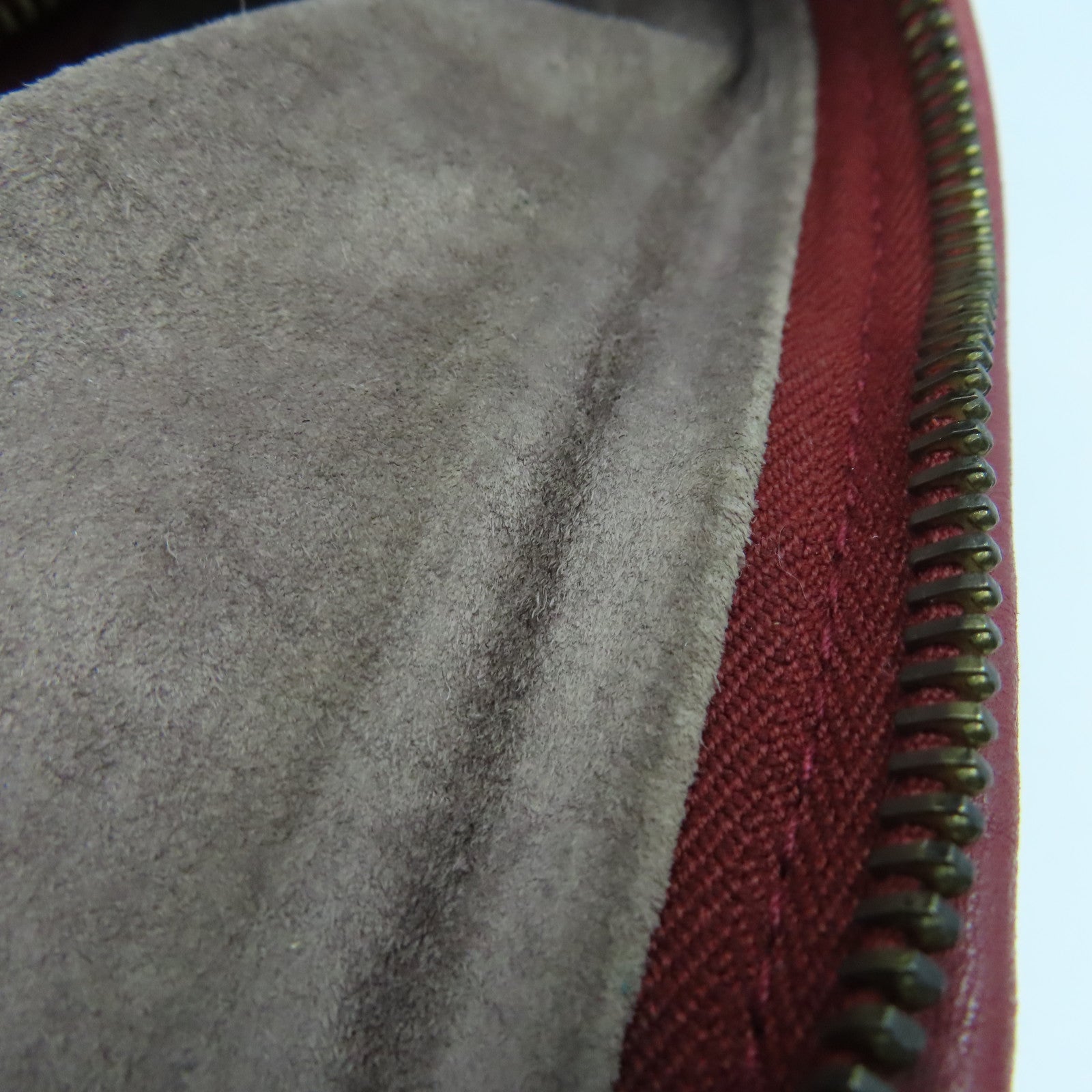 BOTTEGA VENETA 織紋皮革Shoulder Bag肩背袋紅色