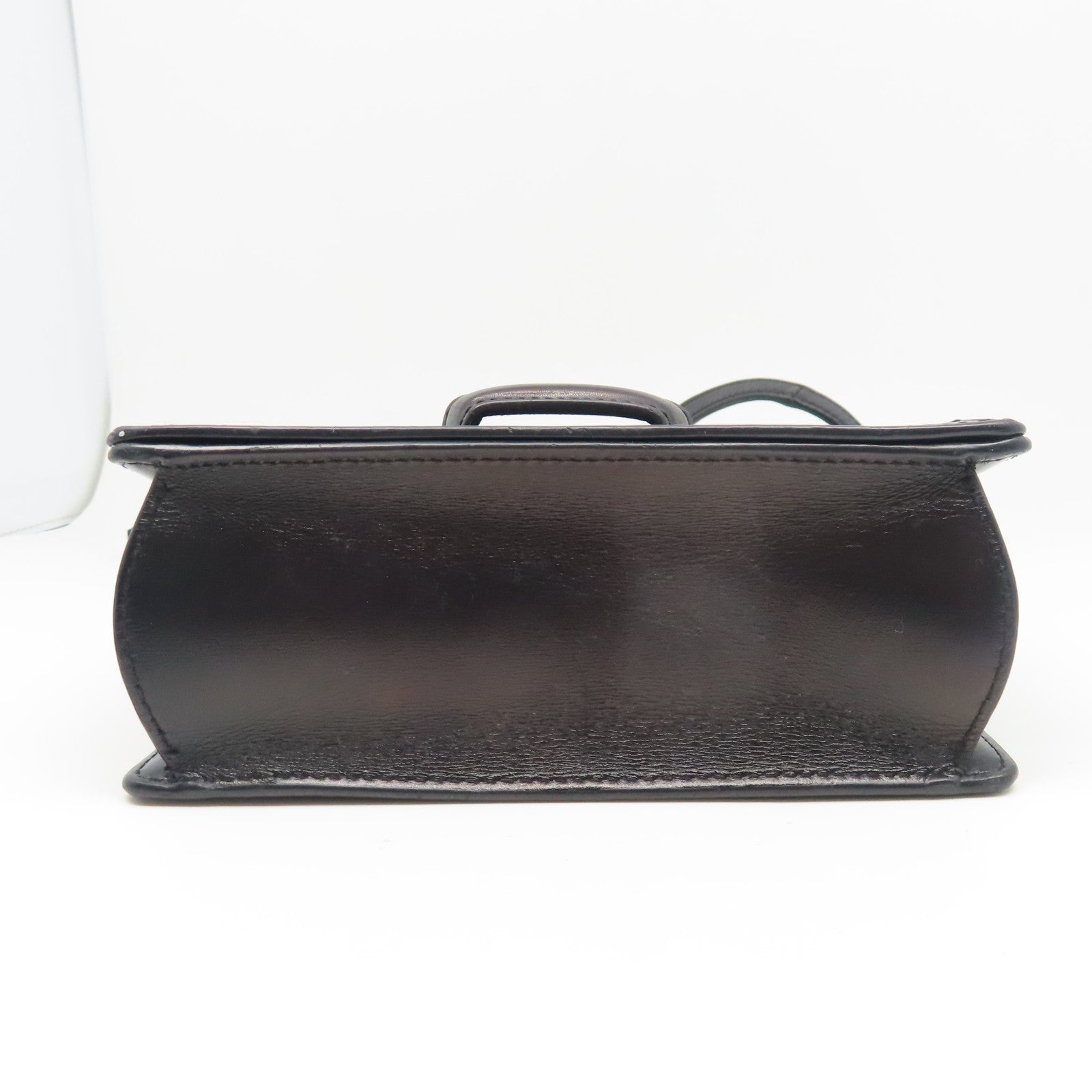LOEWE 牛皮皮革Barcelona Small金扣肩背袋黑色