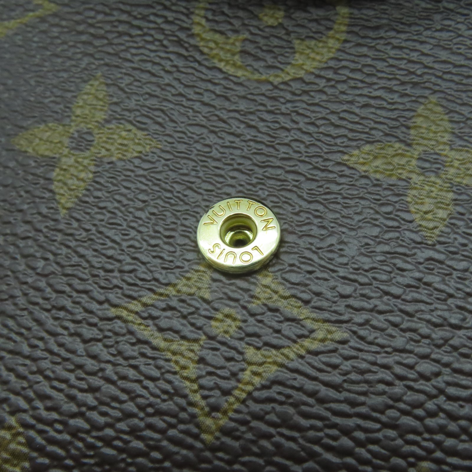 LOUIS VUITTON Monogram Victorine金扣錢包啡色