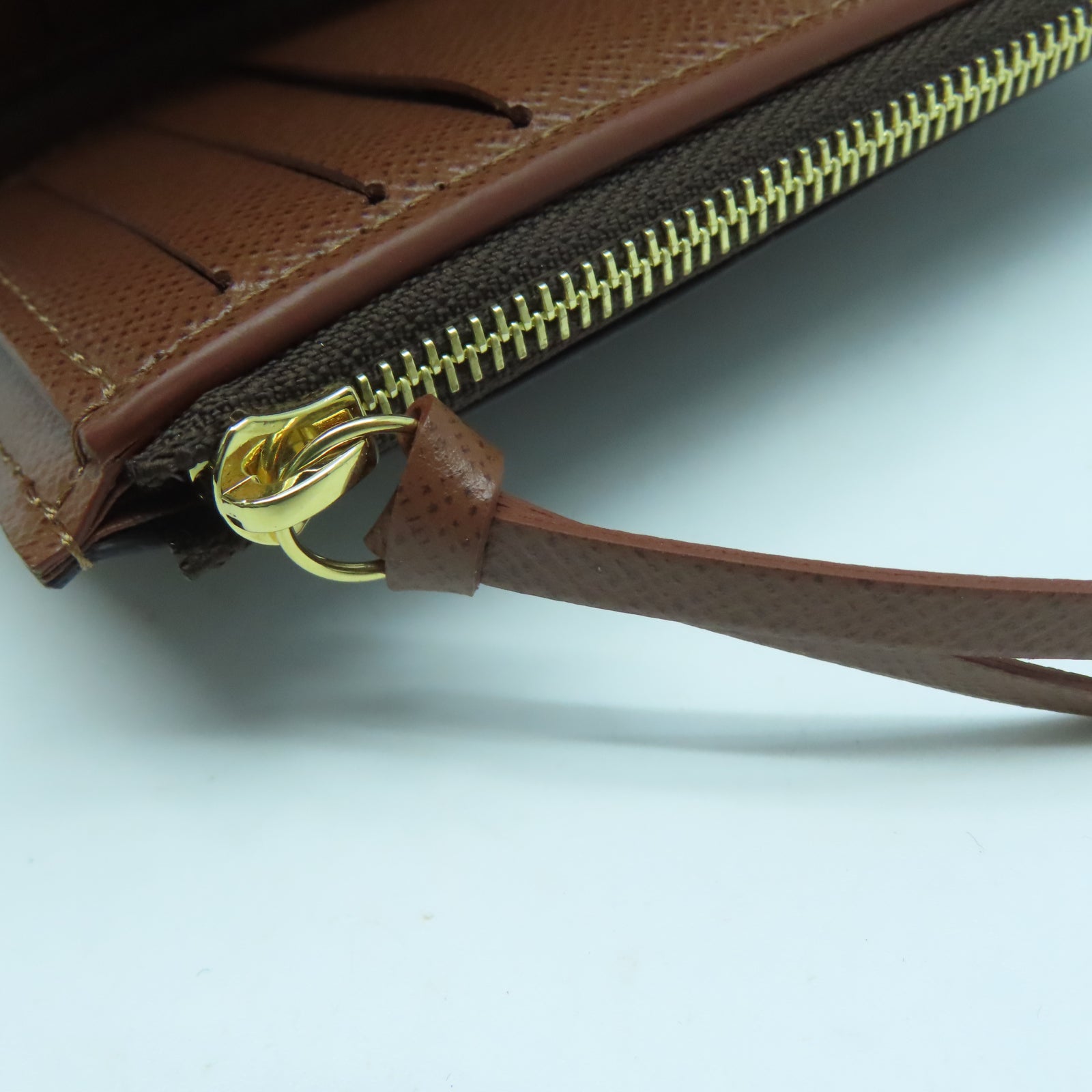 LOUIS VUITTON Monogram Victorine金扣錢包啡色