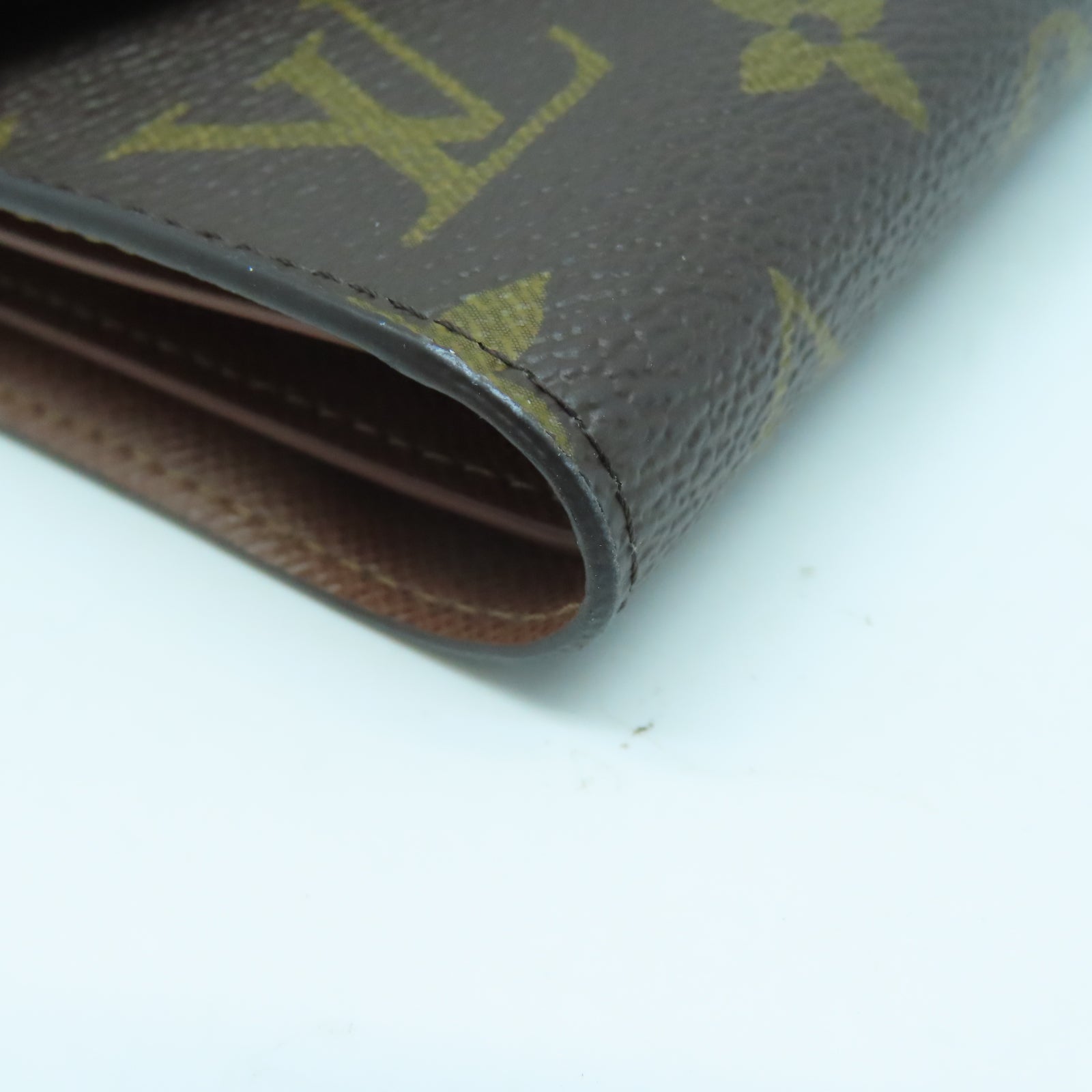 LOUIS VUITTON Monogram Victorine金扣錢包啡色