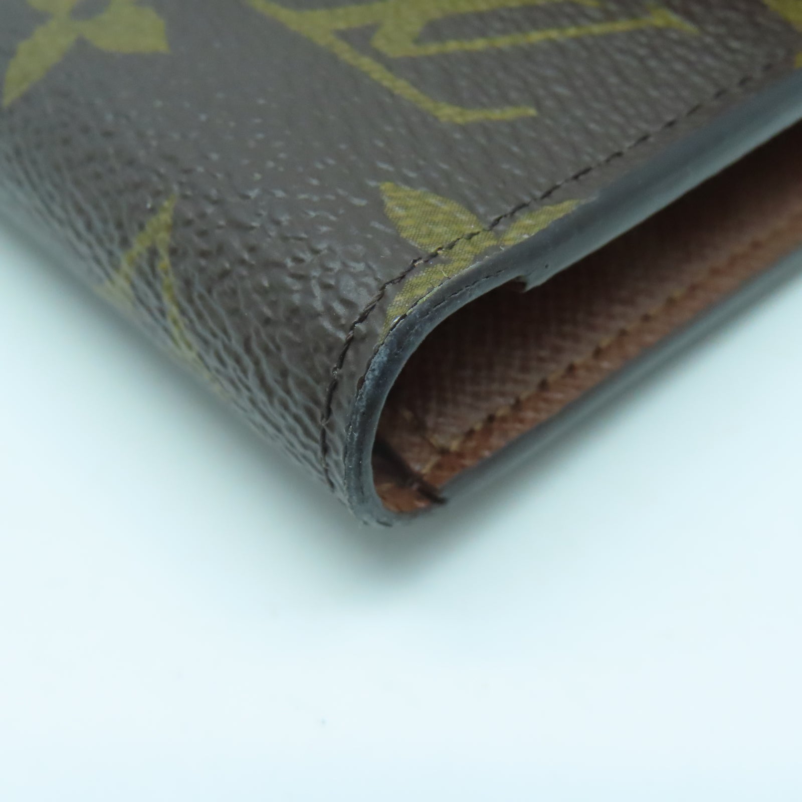 LOUIS VUITTON Monogram Victorine金扣錢包啡色
