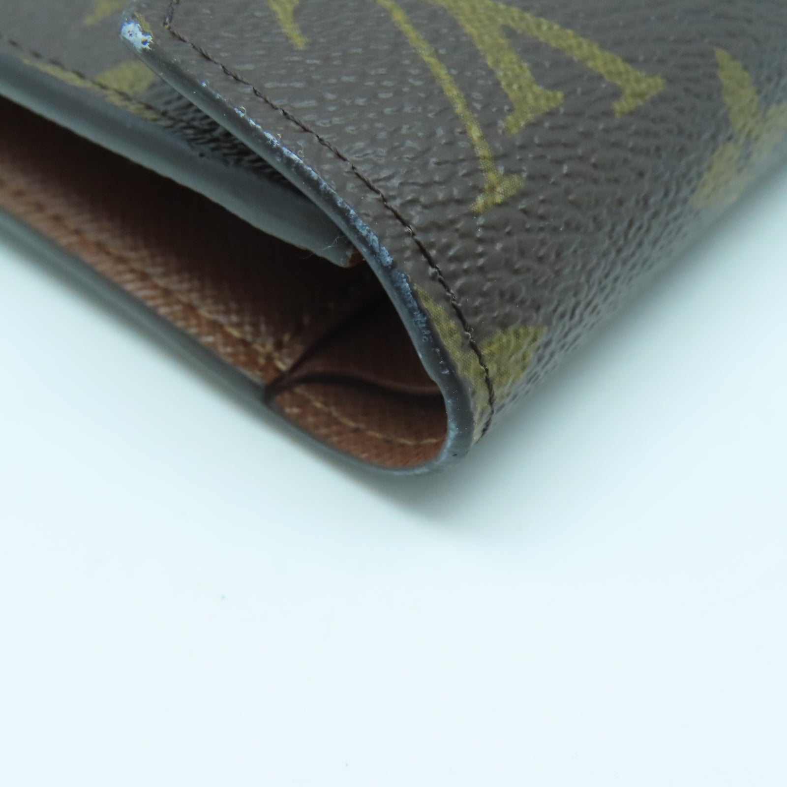 LOUIS VUITTON Monogram Victorine金扣錢包啡色