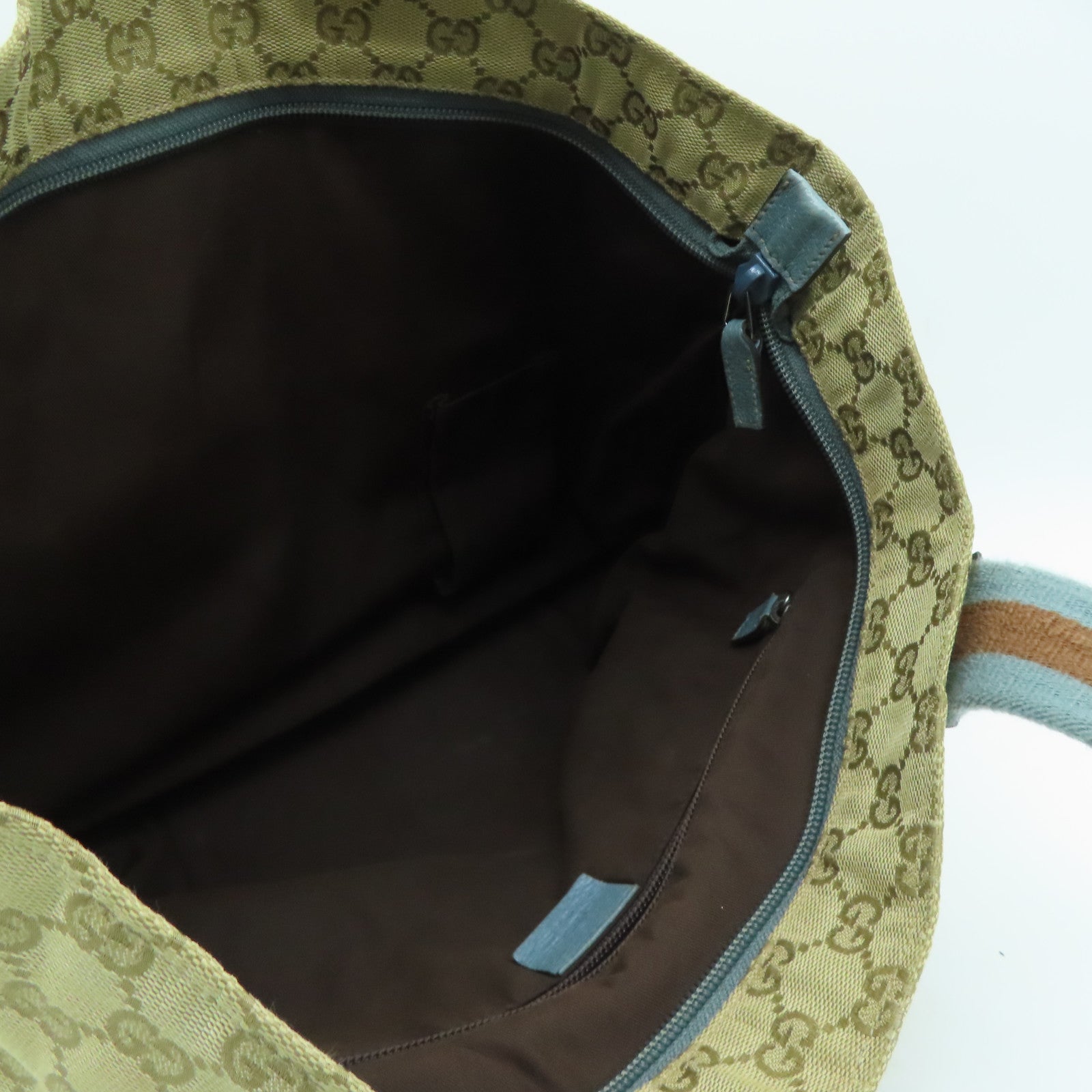 GUCCI 帆布Shoulder Bag肩背袋蓝色