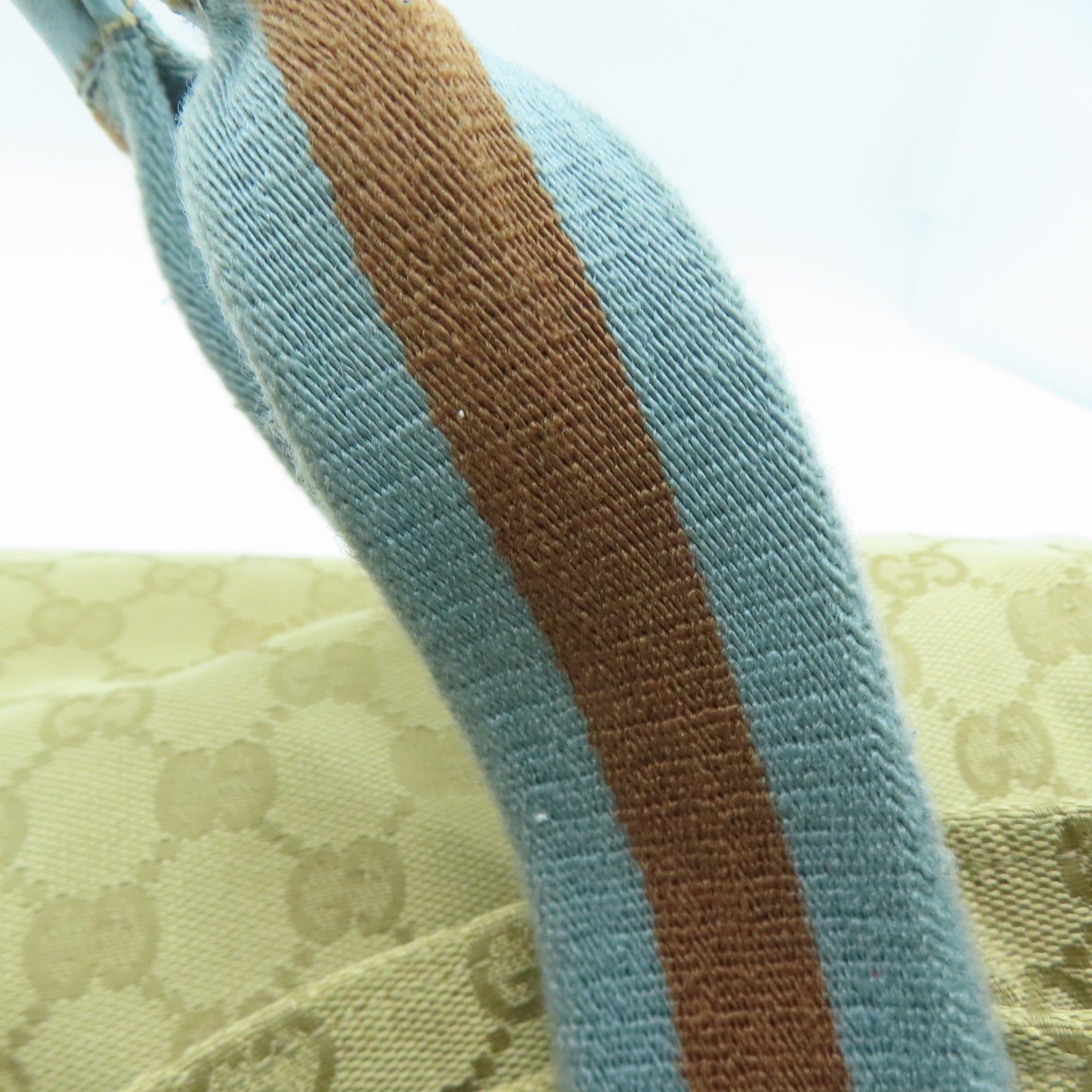 GUCCI 帆布Shoulder Bag肩背袋蓝色