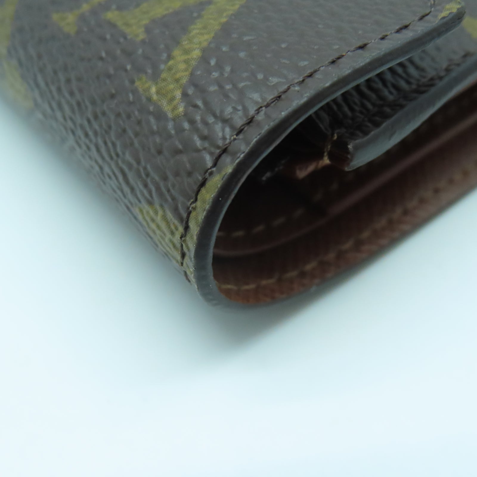 LOUIS VUITTON Monogram Victorine金扣錢包啡色