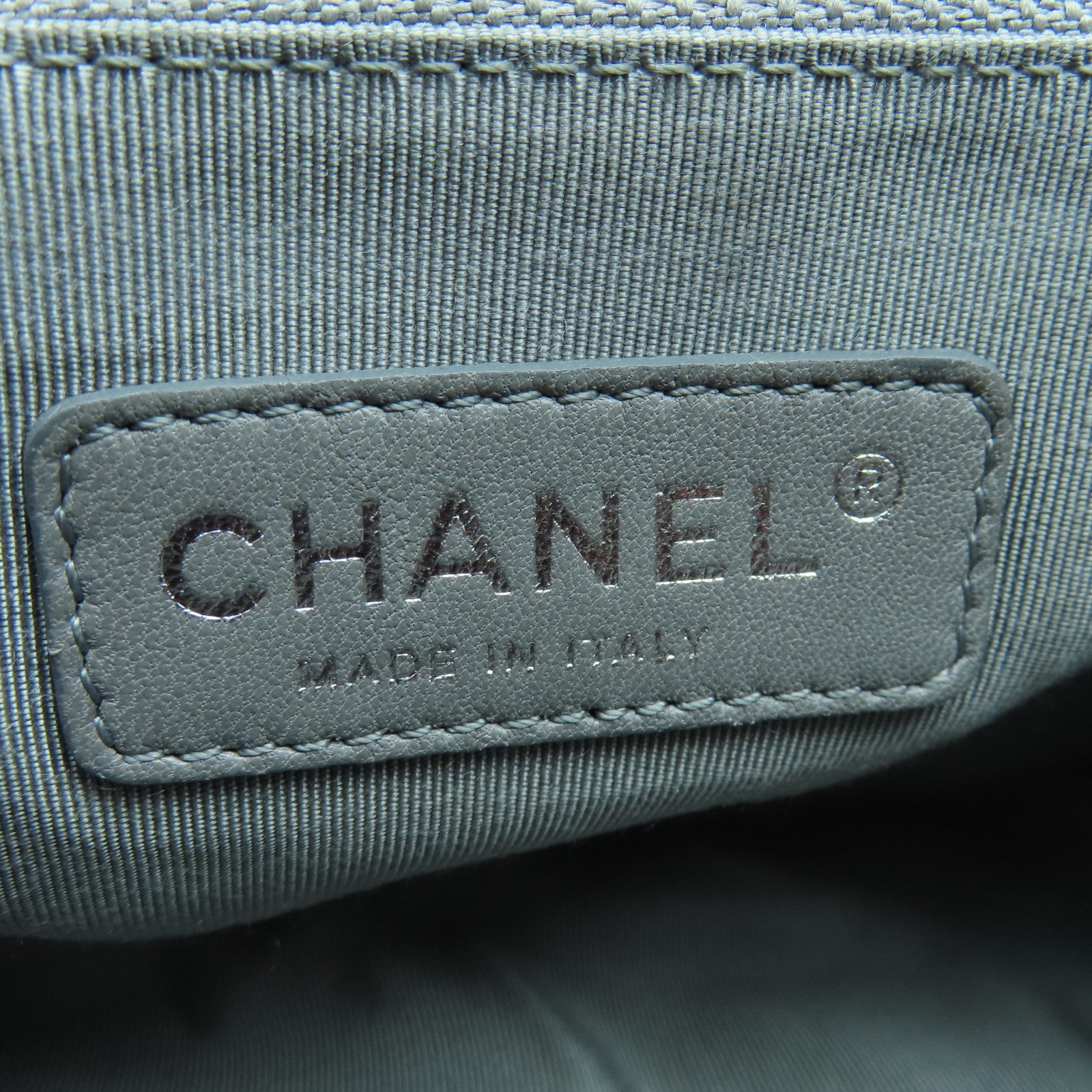 CHANEL 菱格牛皮皮革Chain Shoulder银扣链带肩背袋红色