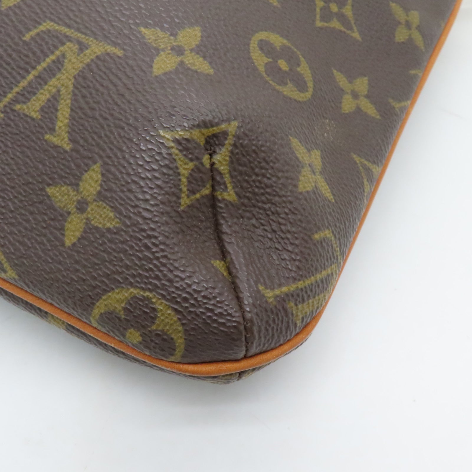 LOUIS VUITTON Monogram Musette Salsa Gold Buckle Shoulder Bag Brown