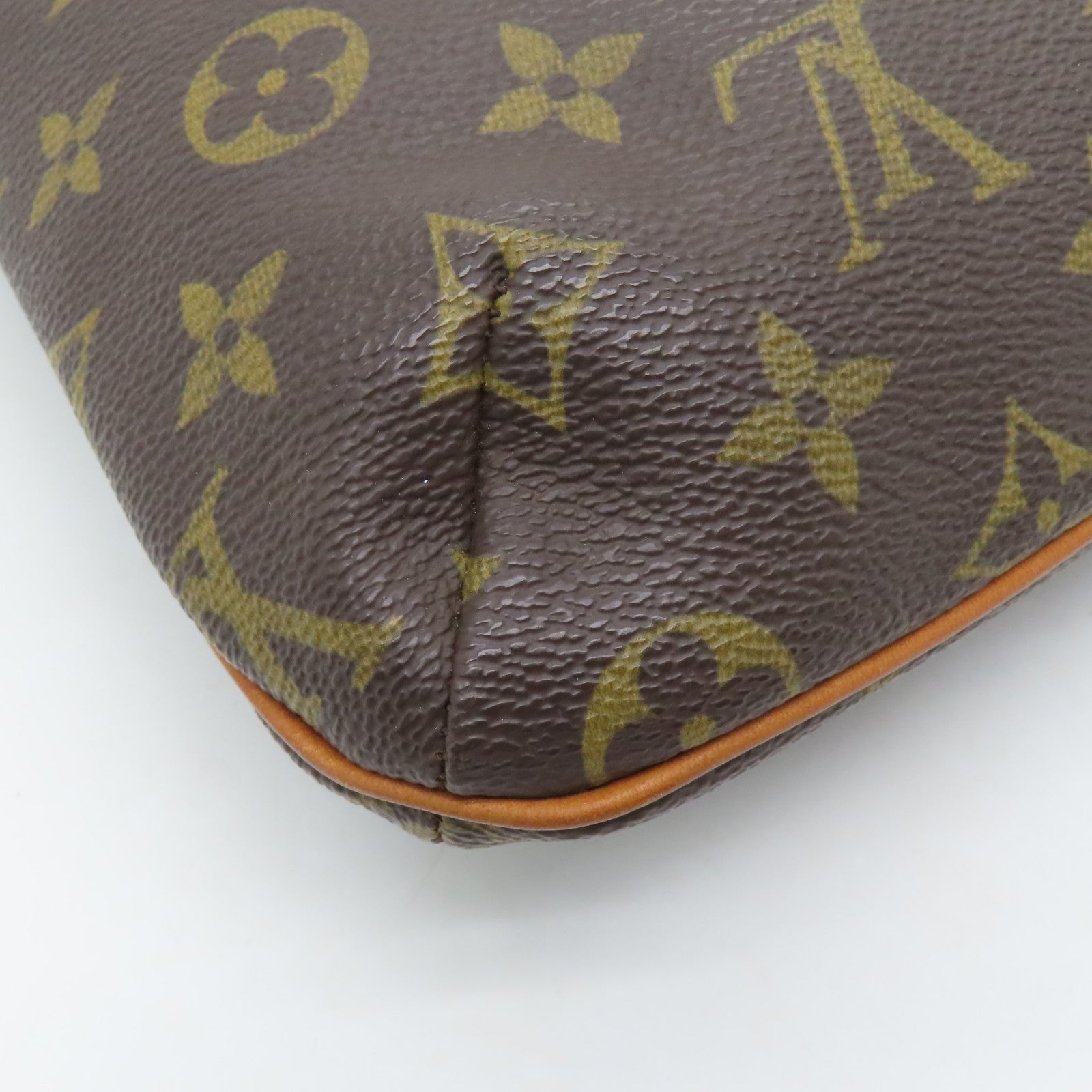 LOUIS VUITTON Monogram Musette Salsa Gold Buckle Shoulder Bag Brown