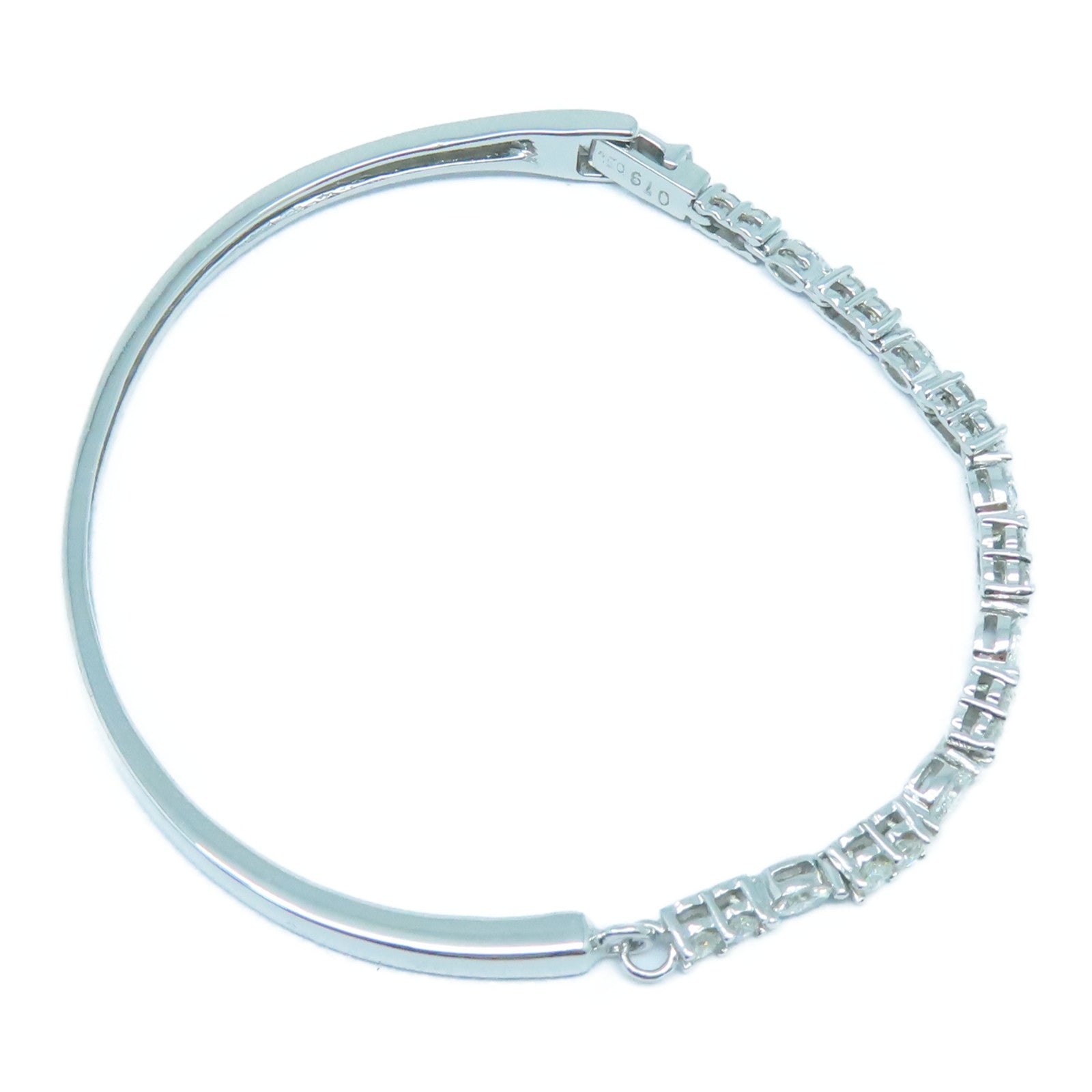 JEWELRY 18K白金Diamond Bracelet 0.79ct鑽石手鐲