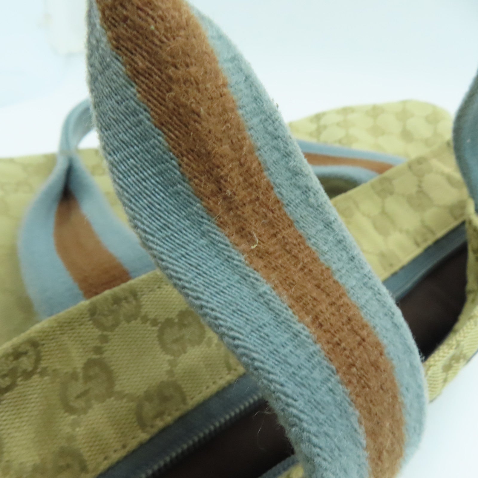 GUCCI 帆布Shoulder Bag肩背袋蓝色