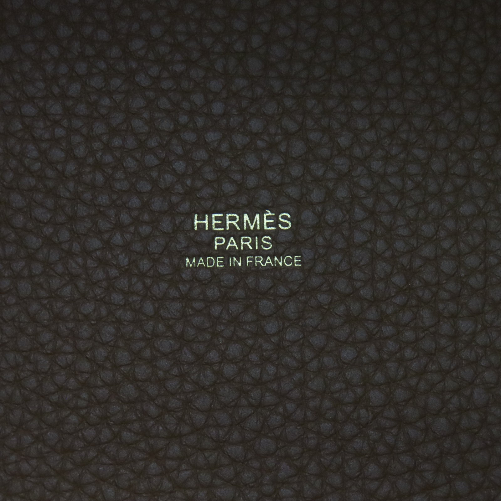 HERMES Clemence皮革Picotin MM金扣手挽袋Gold棕色