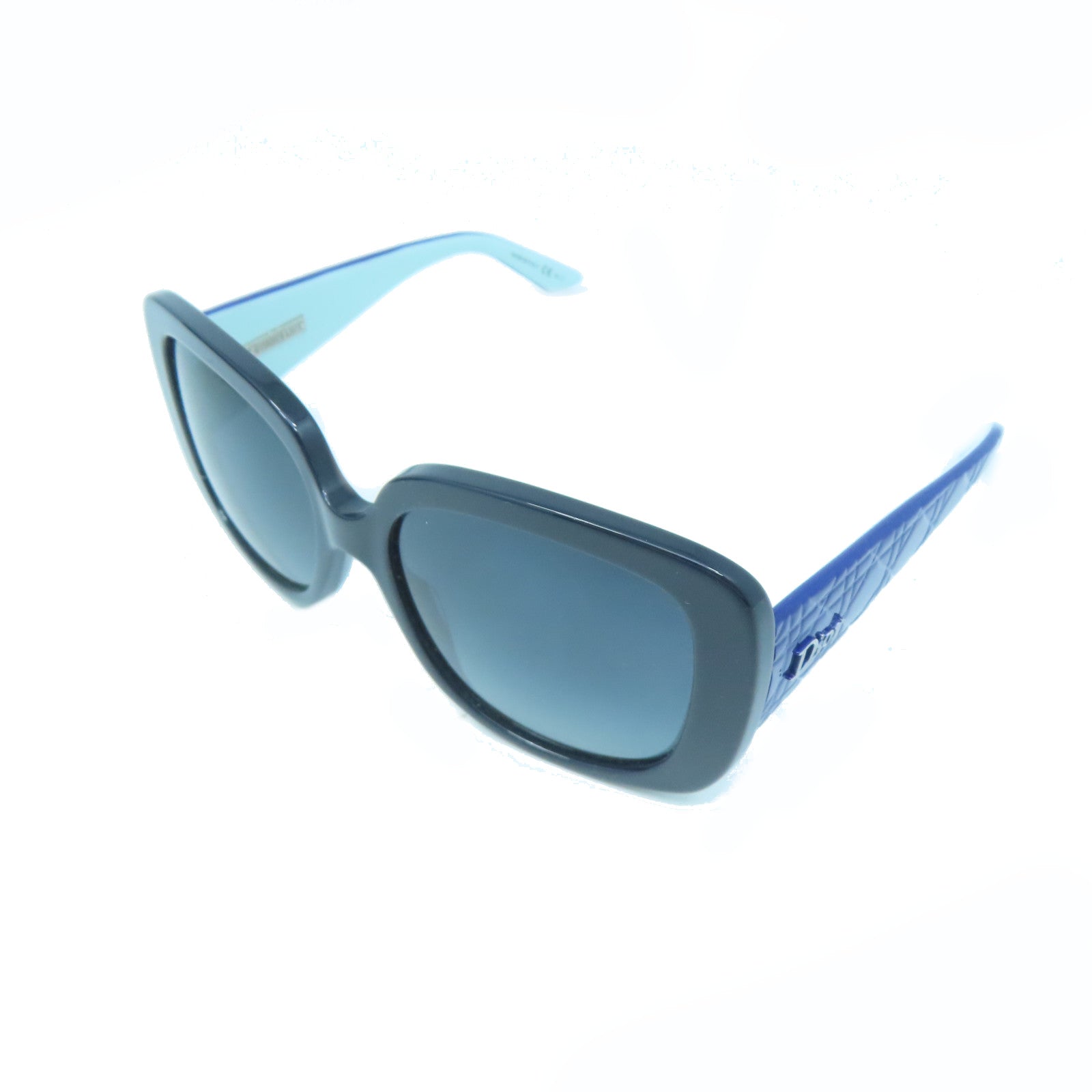 Dior PVC Sunglasses silver buckle sunglasses blue