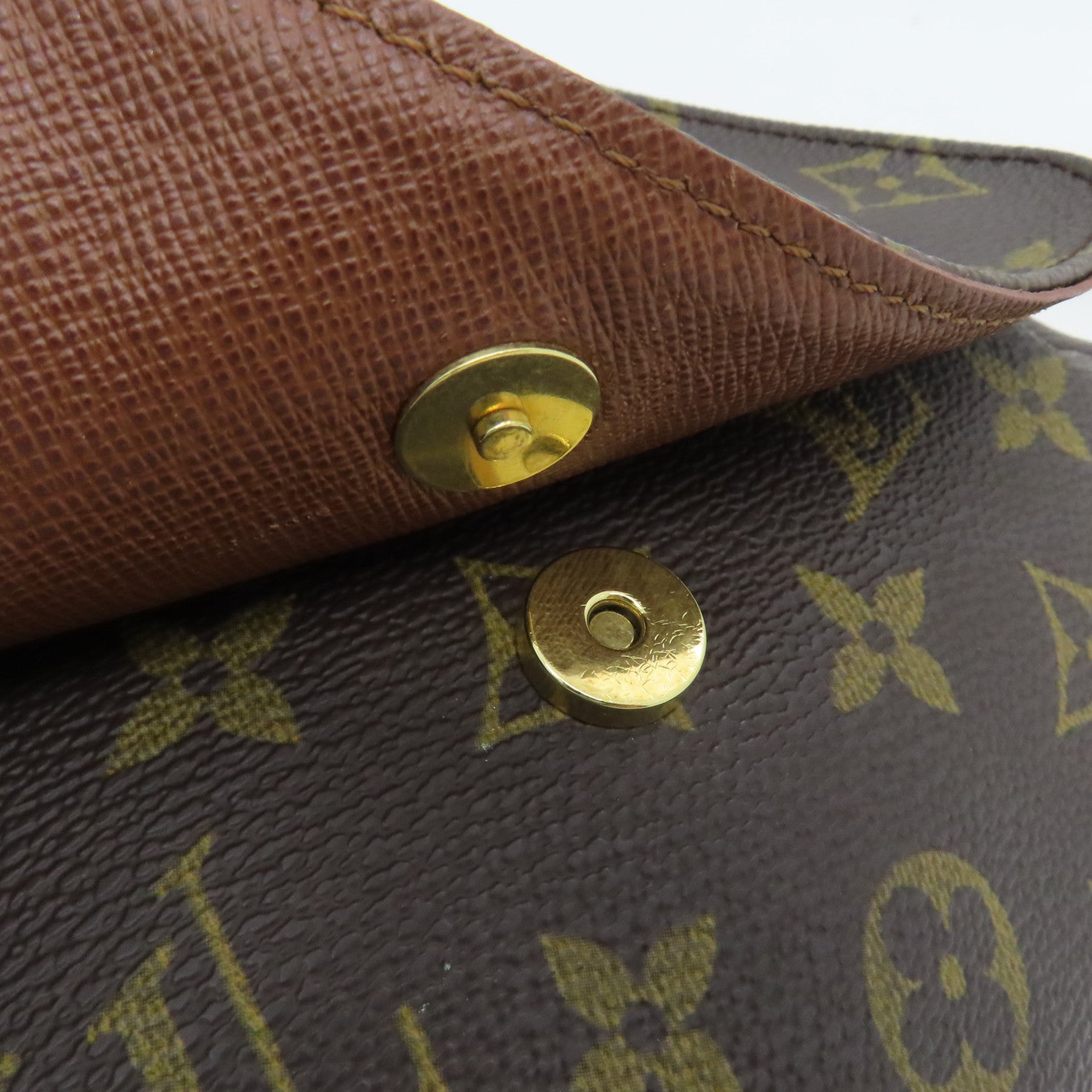 LOUIS VUITTON Monogram Musette Salsa Gold Buckle Shoulder Bag Brown