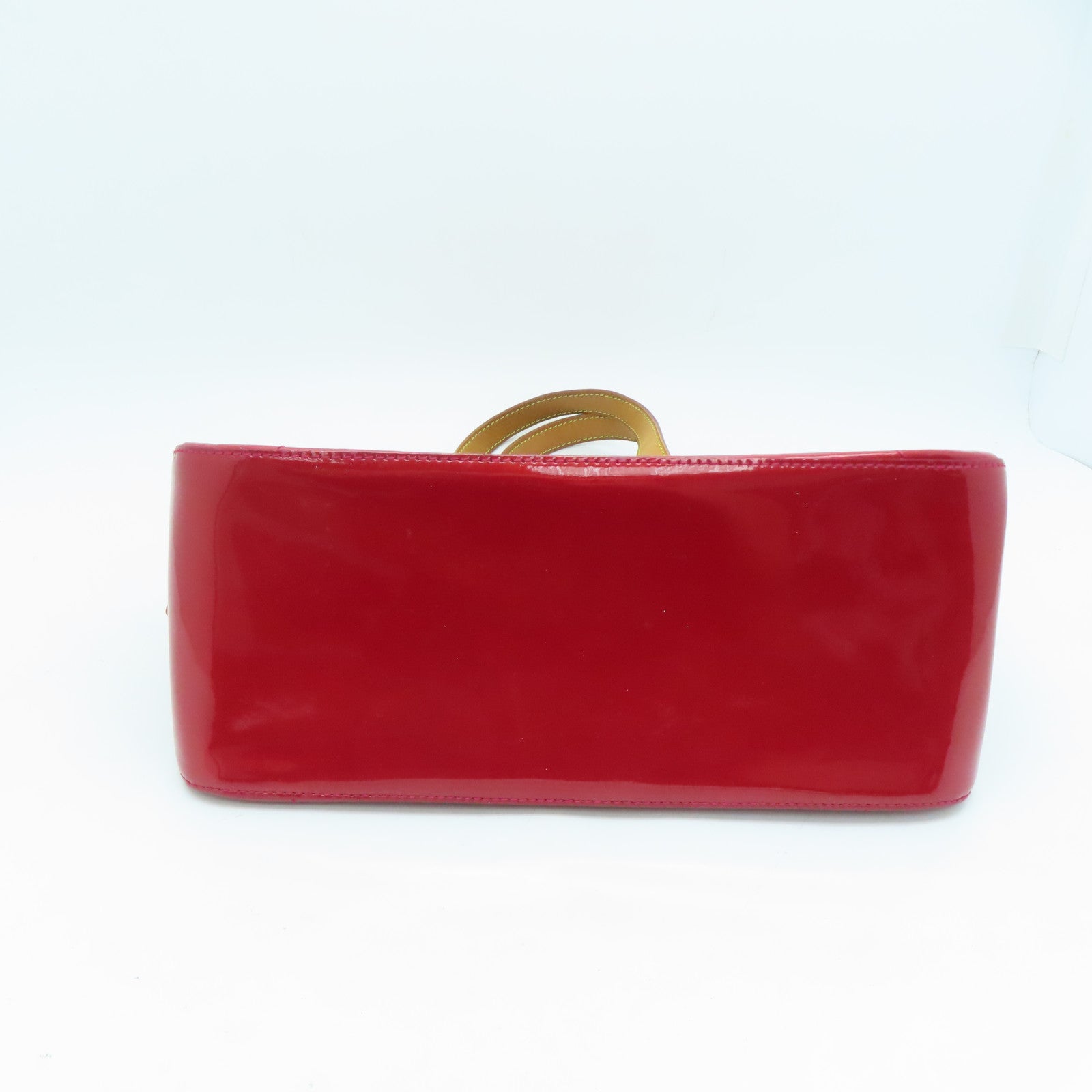LOUIS VUITTON Mono-Vernis Rosewood Avenue Shoulder Bag金扣肩背袋红色