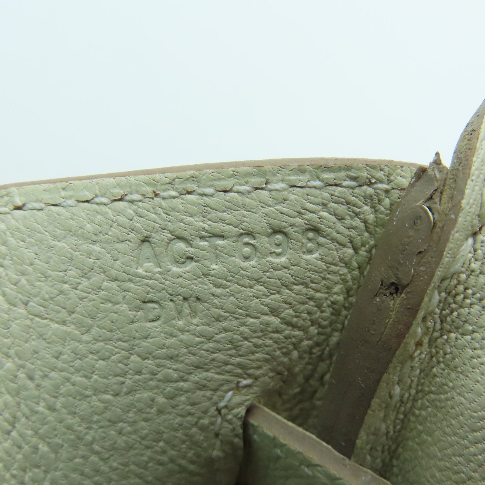 HERMES Epsom皮革Birkin 30金扣手挽袋白色