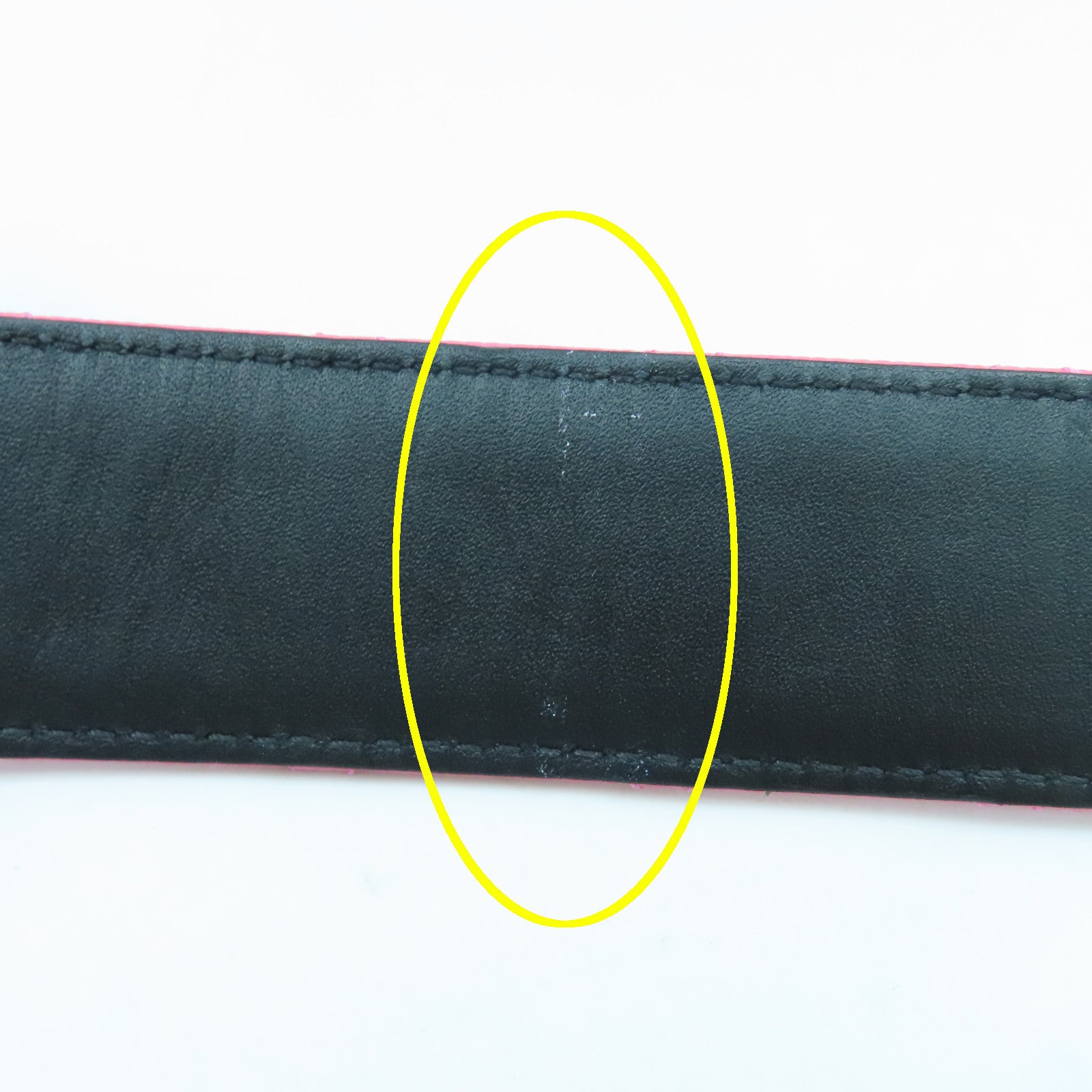 CHANEL 菱格Caviar皮革Belt银扣皮带粉红色