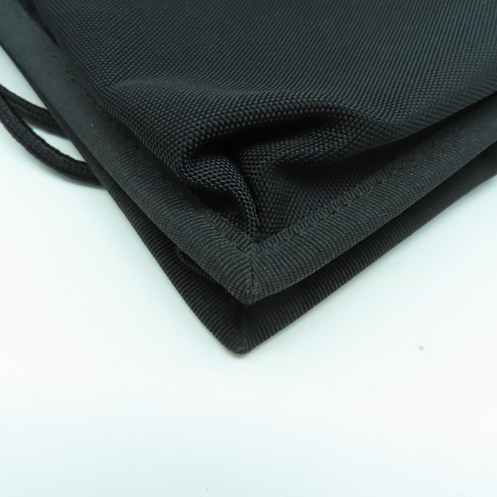 BALENCIAGA 帆布Shoulder Bag銀扣肩背袋黑色