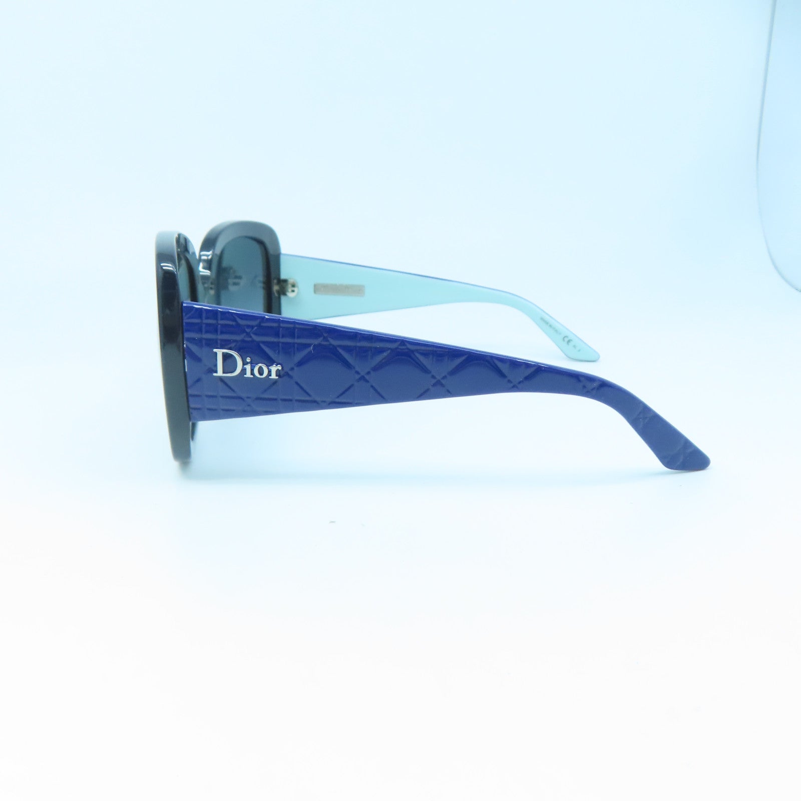 Dior PVC Sunglasses silver buckle sunglasses blue