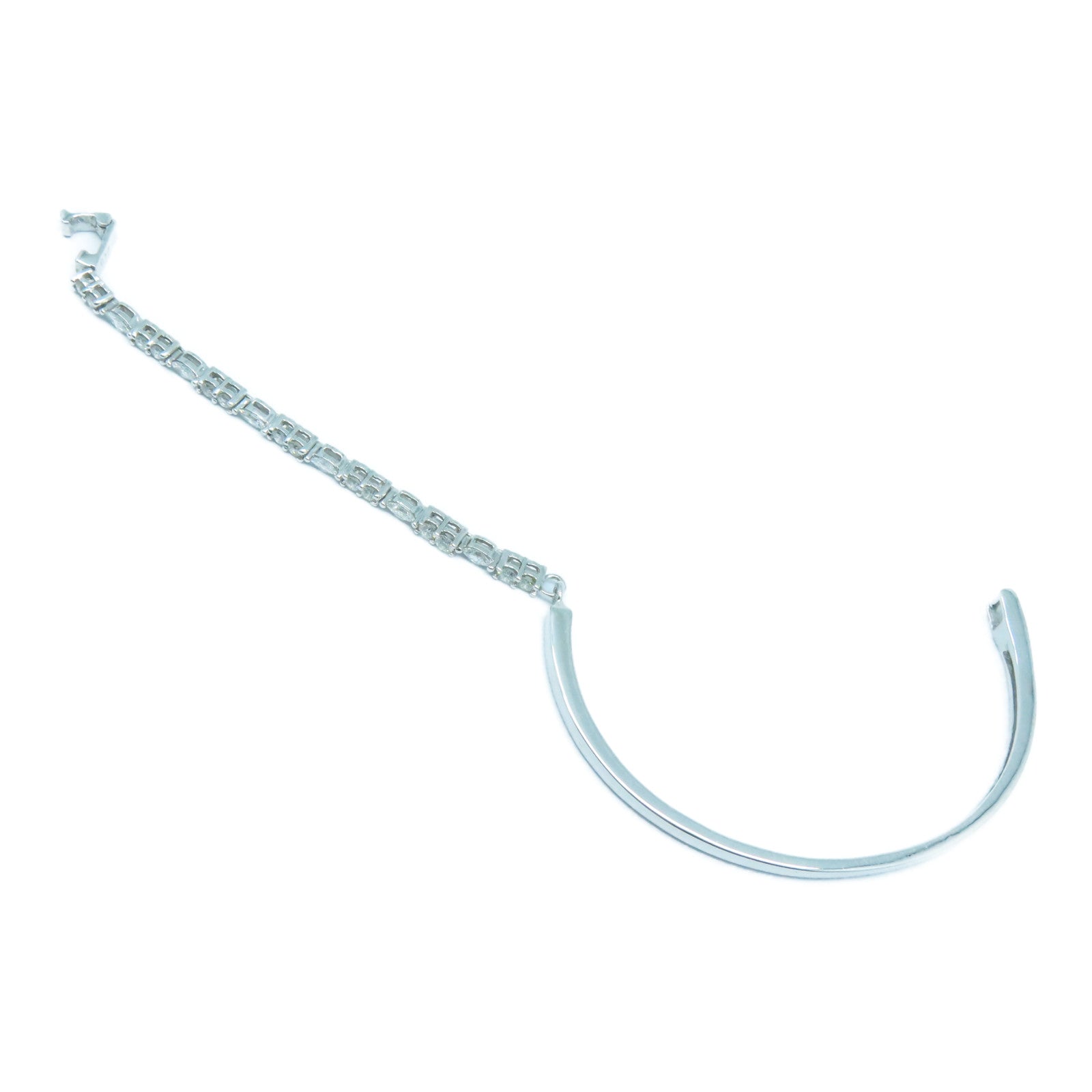 JEWELRY 18K白金Diamond Bracelet 0.79ct鑽石手鐲