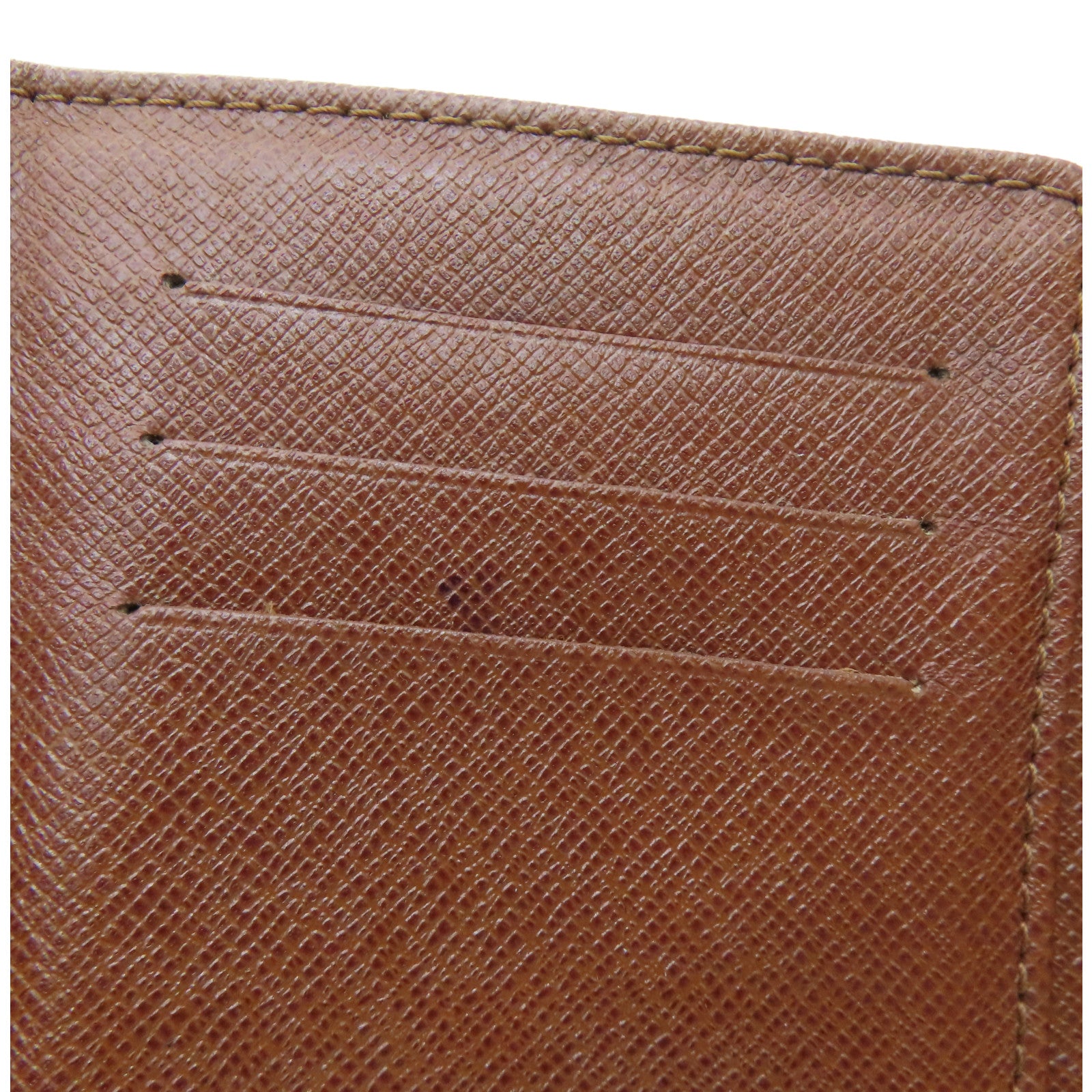 LOUIS VUITTON Monogram Joey Geldborse金扣錢包啡色