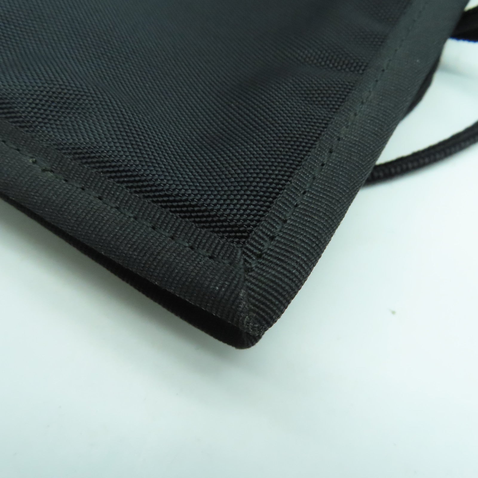 BALENCIAGA 帆布Shoulder Bag銀扣肩背袋黑色
