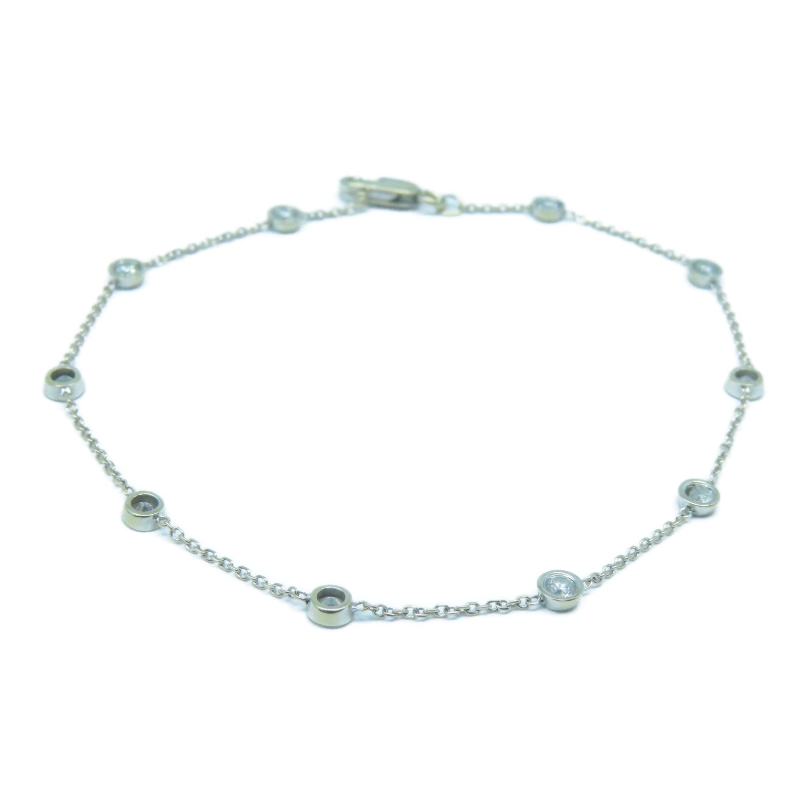 JEWELRY 18K白金Bracelet鑽石手鏈
