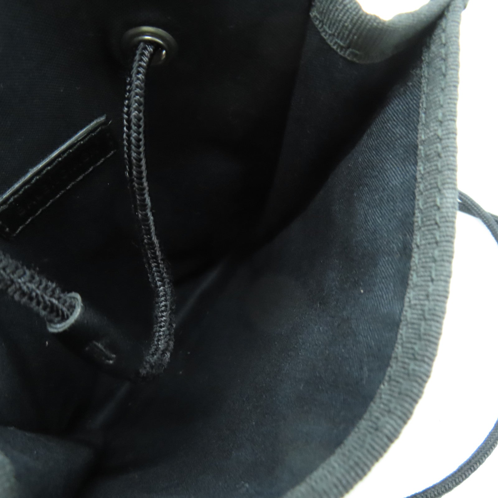 BALENCIAGA 帆布Shoulder Bag銀扣肩背袋黑色