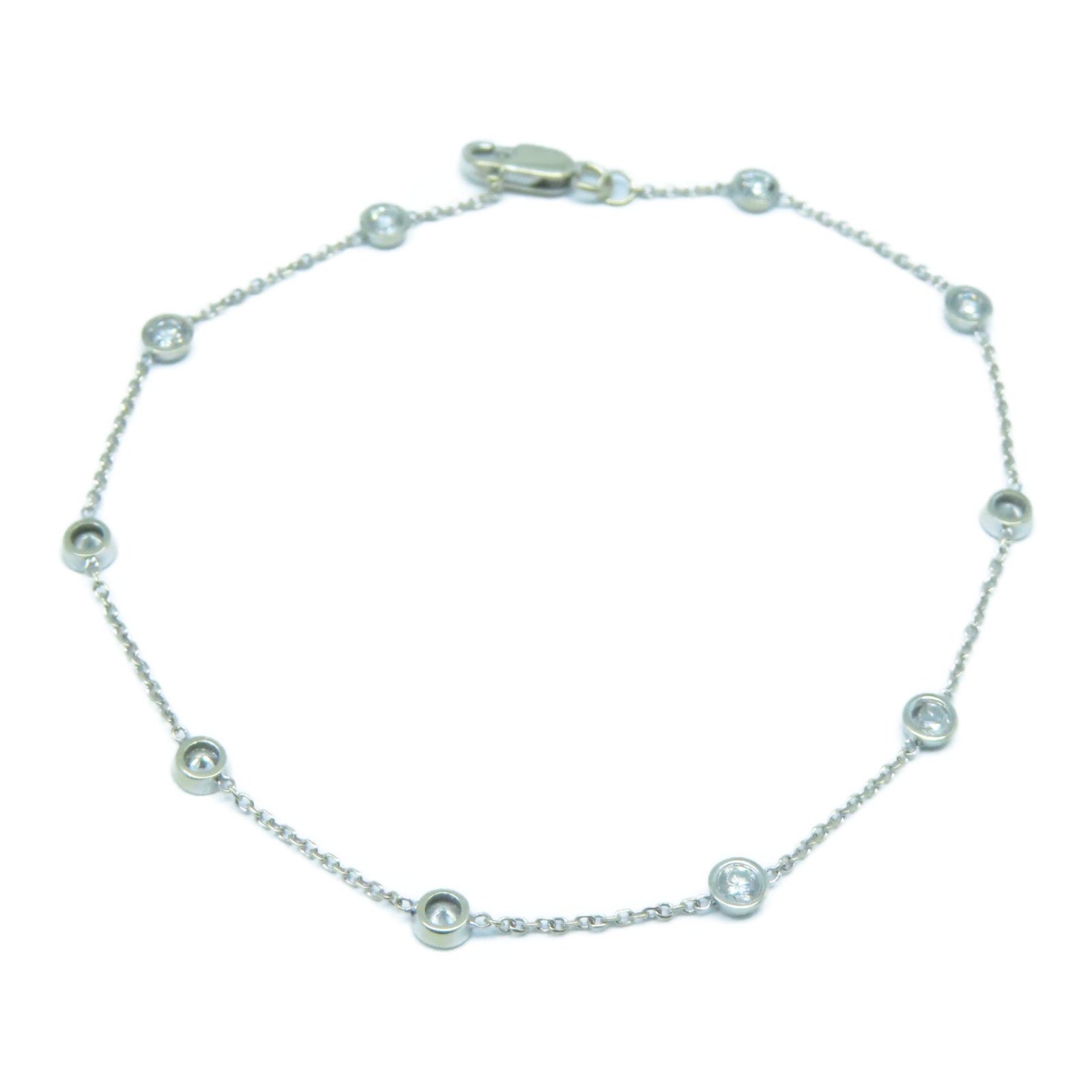 JEWELRY 18K白金Bracelet鑽石手鏈