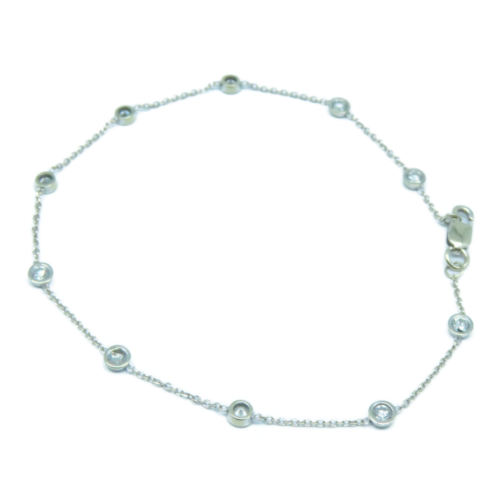 JEWELRY 18K白金Bracelet鑽石手鏈