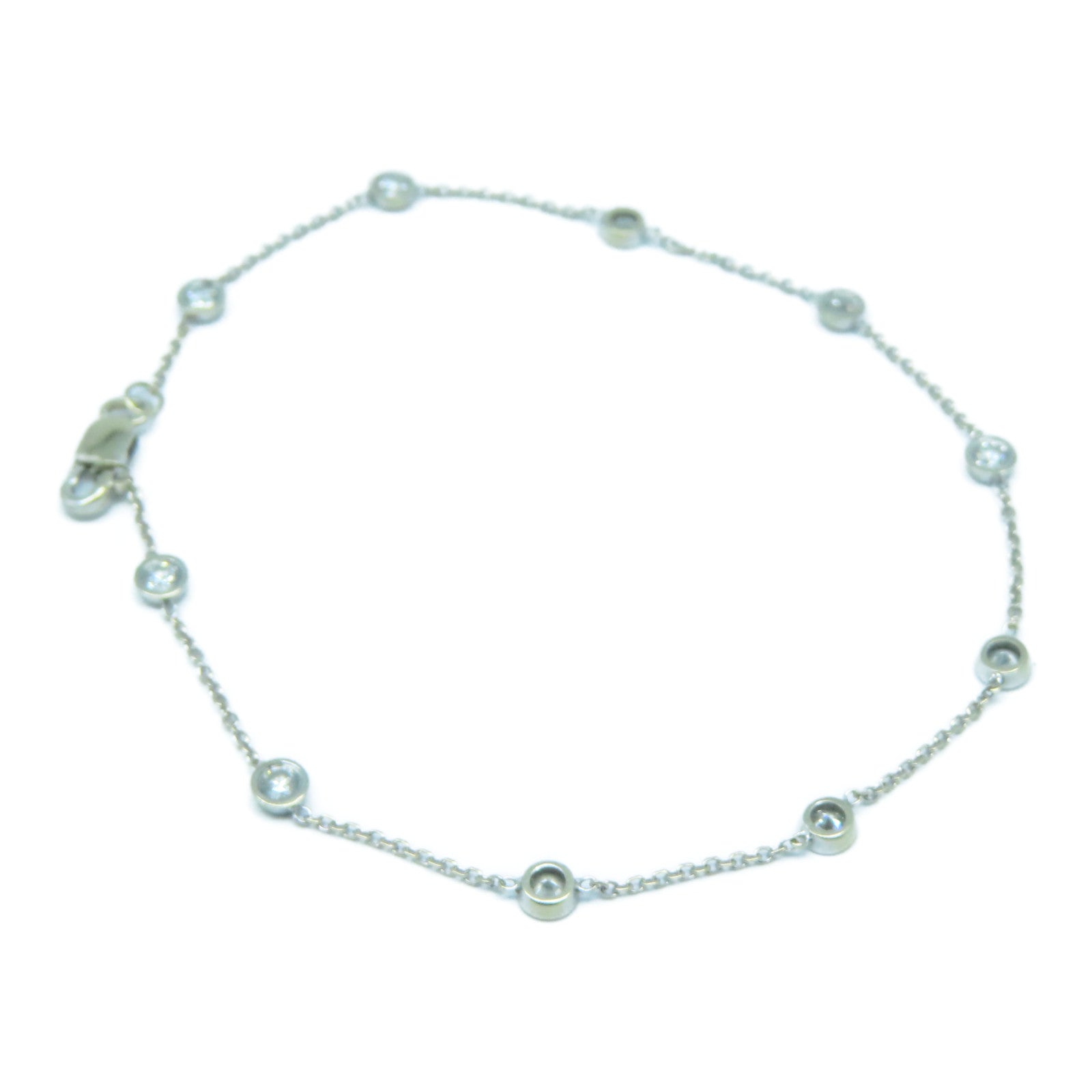 JEWELRY 18K白金Bracelet鑽石手鏈
