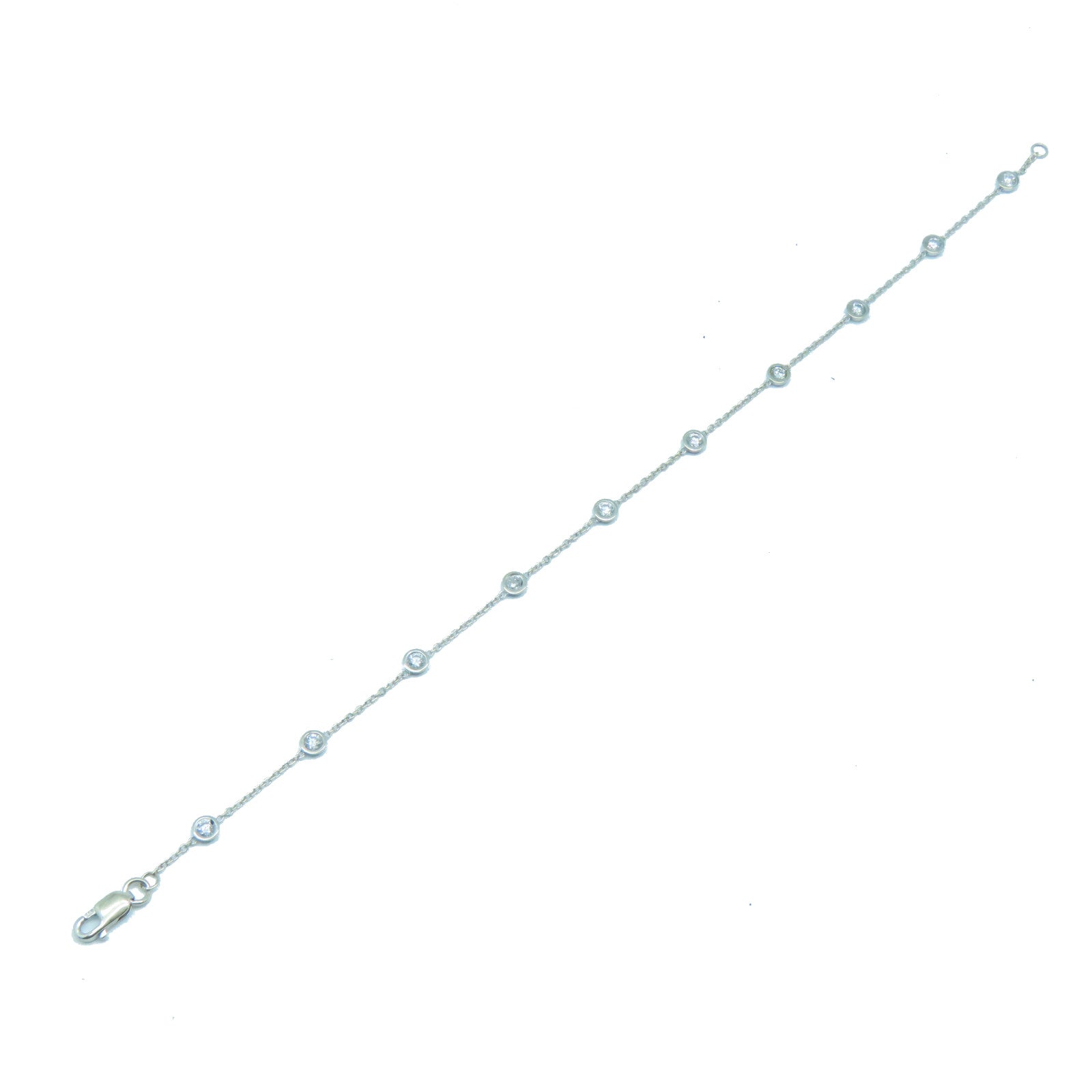 JEWELRY 18K白金Bracelet鑽石手鏈